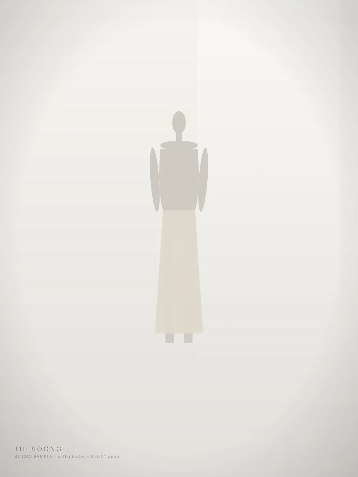 Soft Pleated Skirt