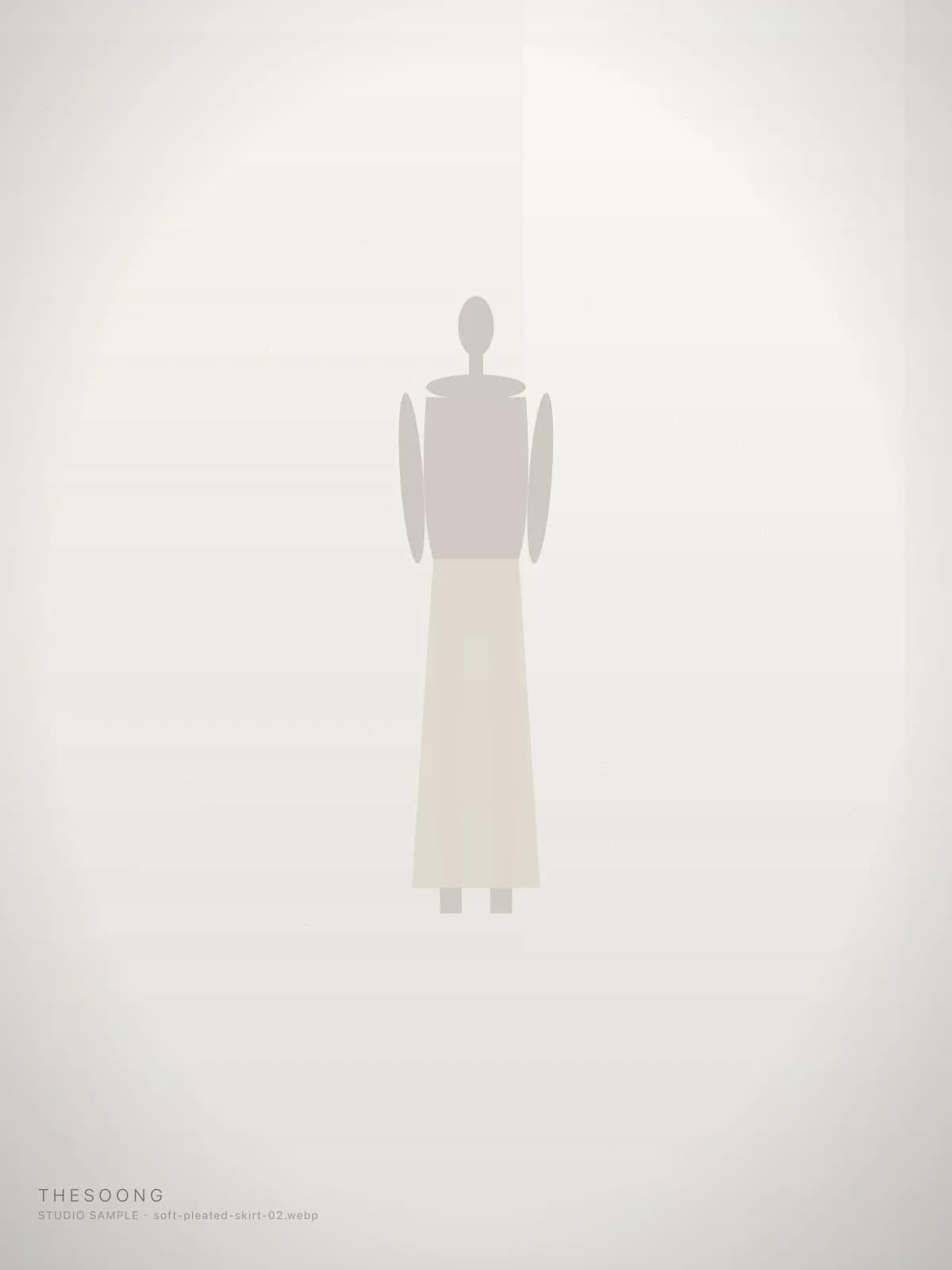 Soft Pleated Skirt alternate view