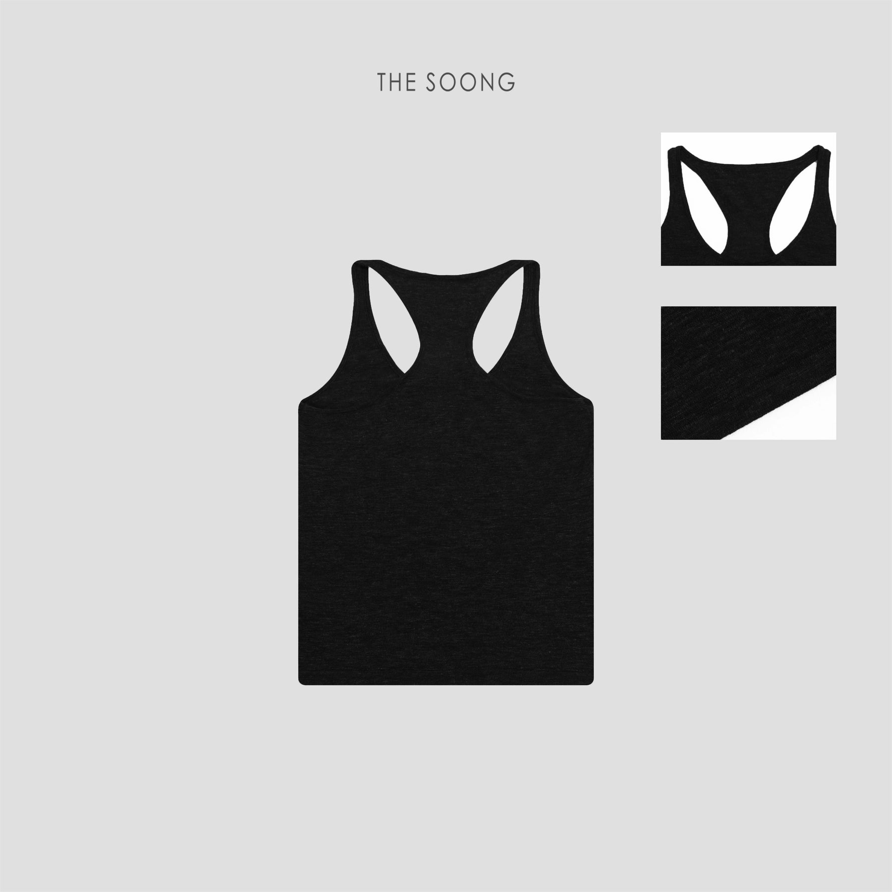 THESOONG / Tank Top 48 Fine Wool Linen Sleeveless Slim Racerback Tank Top for Women 8498