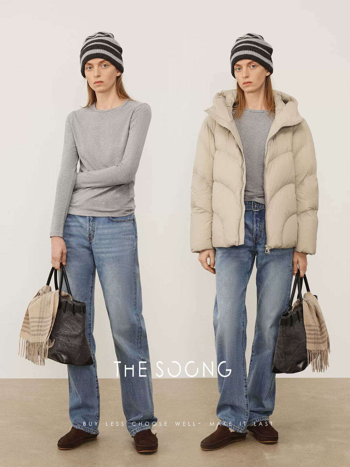 THESOONG/New Simple Basic Comfortable Tencel Wool Blend Crew Neck Long Sleeve T-Shirt Base Shirt for Women 8294