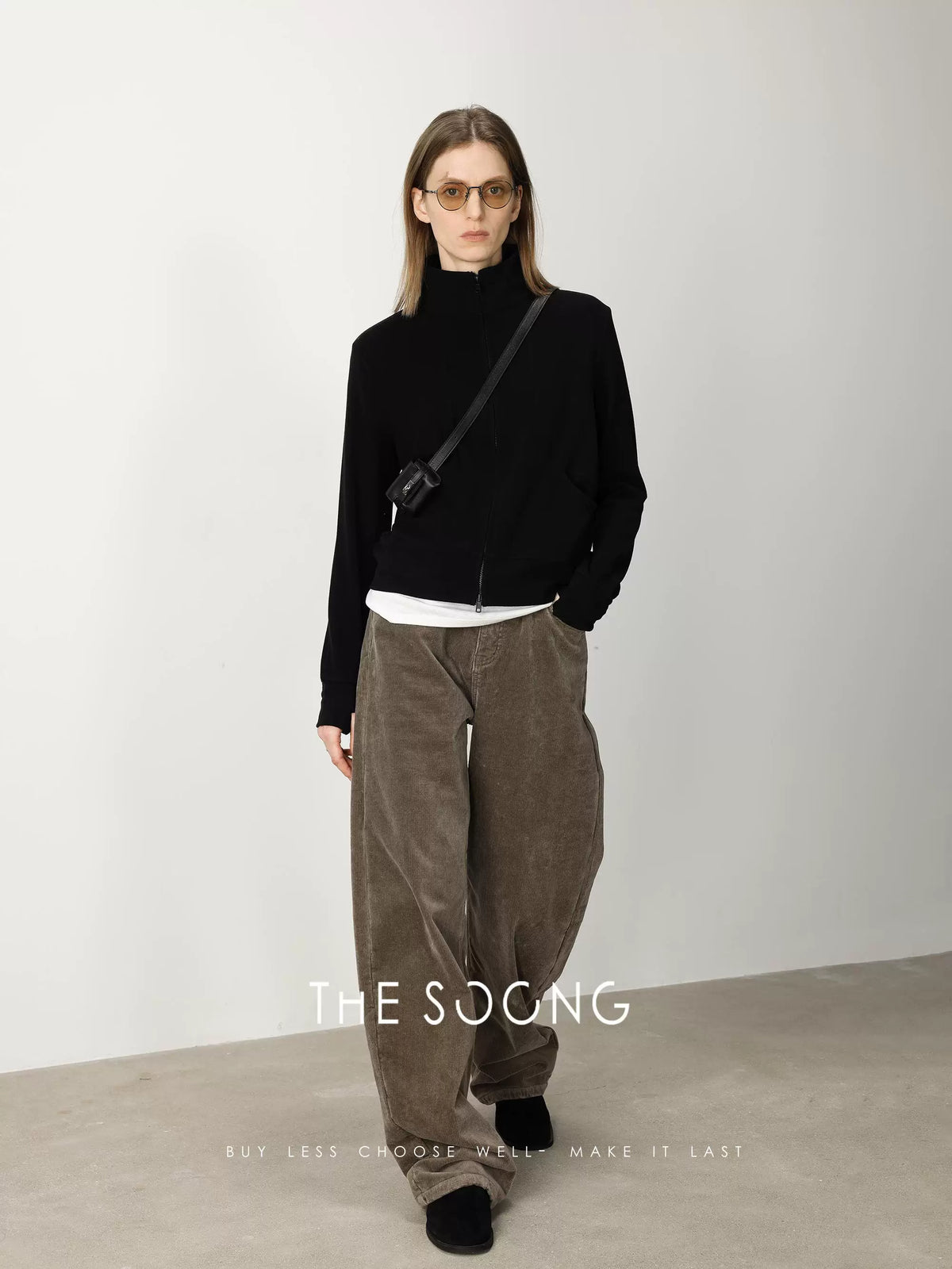 THESOONG / German Velvet Cardigan Sweatshirt Merino Wool Blend Thermal Fleece 2026 Autumn Small Jacket for Women