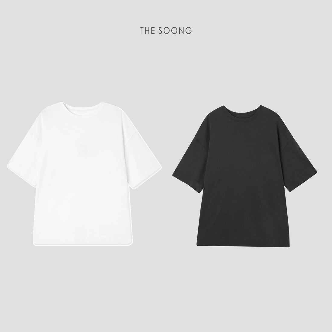 THESOONG/Pearl T Summer Women’s Pure Cotton Breathable Airy Versatile Loose Round Neck T-Shirt Top 7150