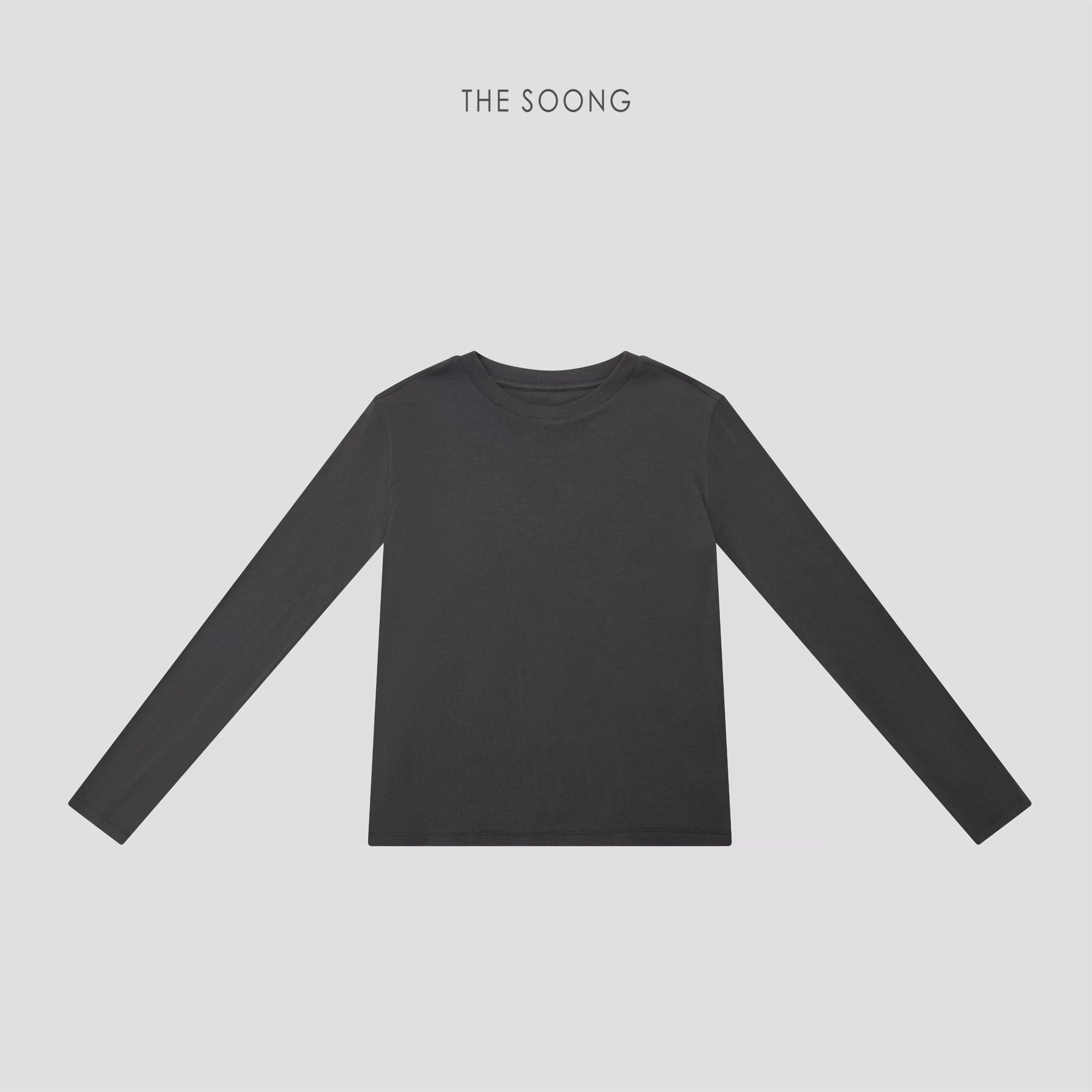 THESOONG/26s early spring new "nude skin texture" six-in-one long-sleeve top made of silk and wool 8184