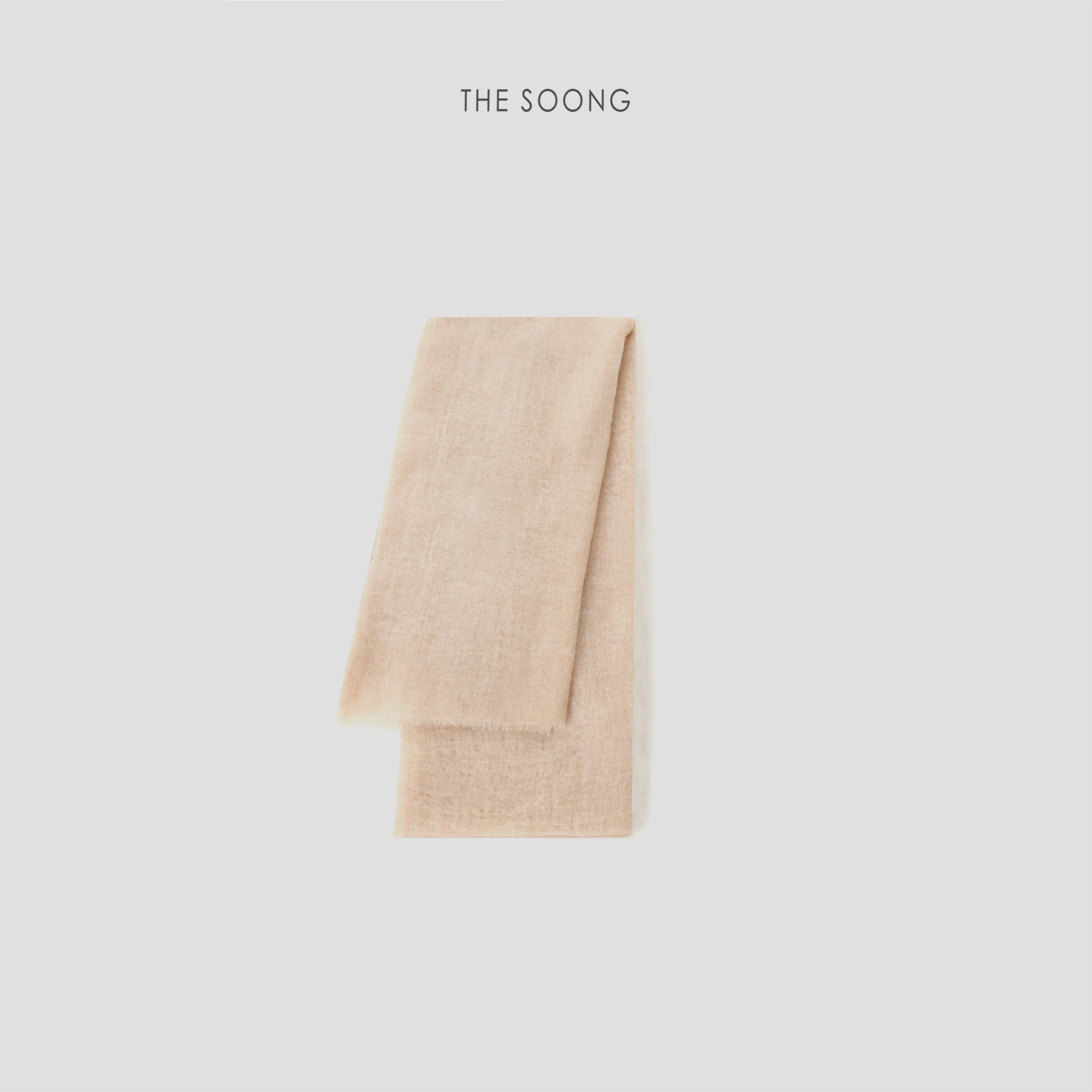 THESOONG/Fingertip Soft Light 200-Count Extra Fine Cashmere Hand-Painted Lightweight Scarf Shawl Dual-Purpose 9531