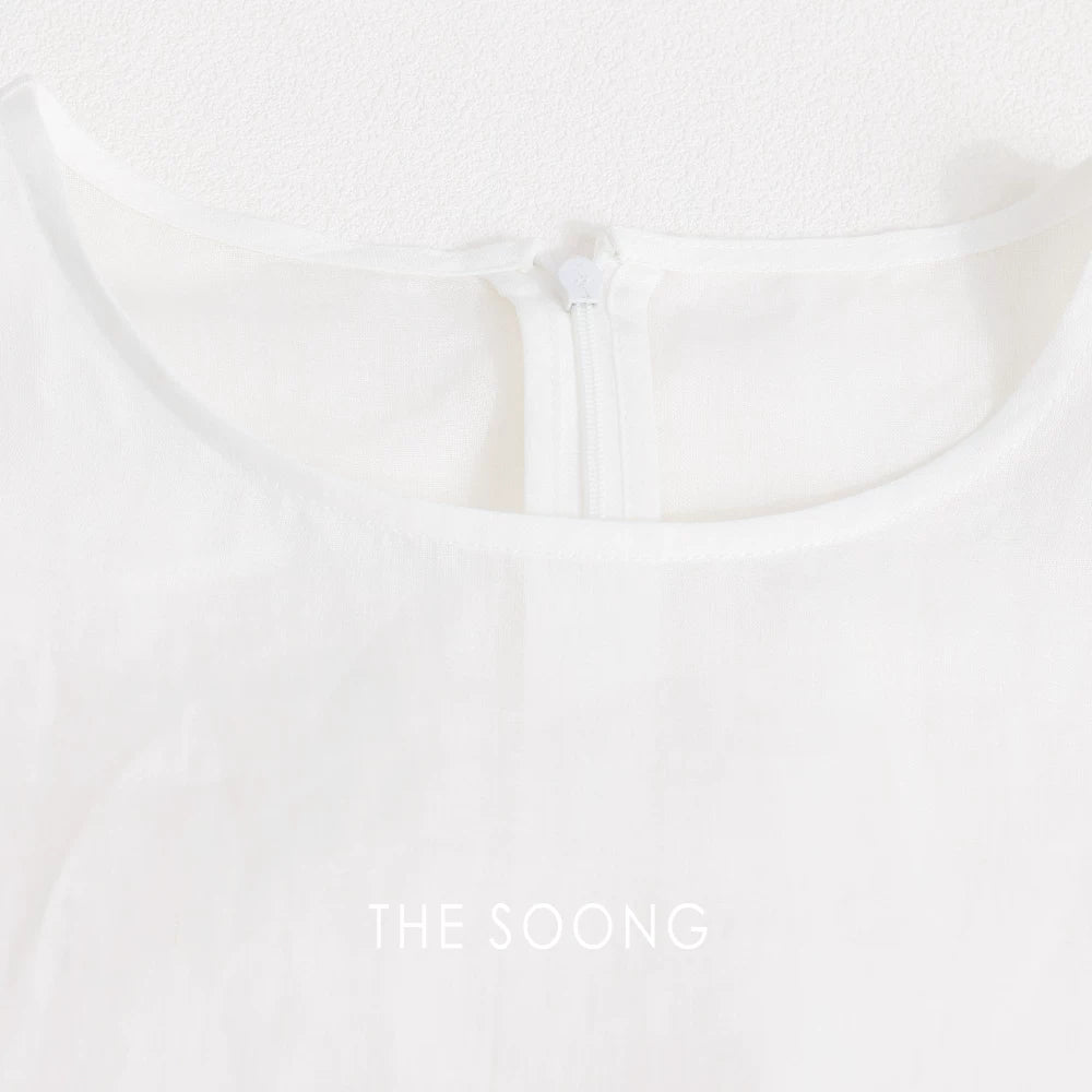 THESOONG/"Cool Breeze Feel" Twill Small Mesh High-Count Textured Linen Breathable Loose Short-Sleeve T-Shirt 9441