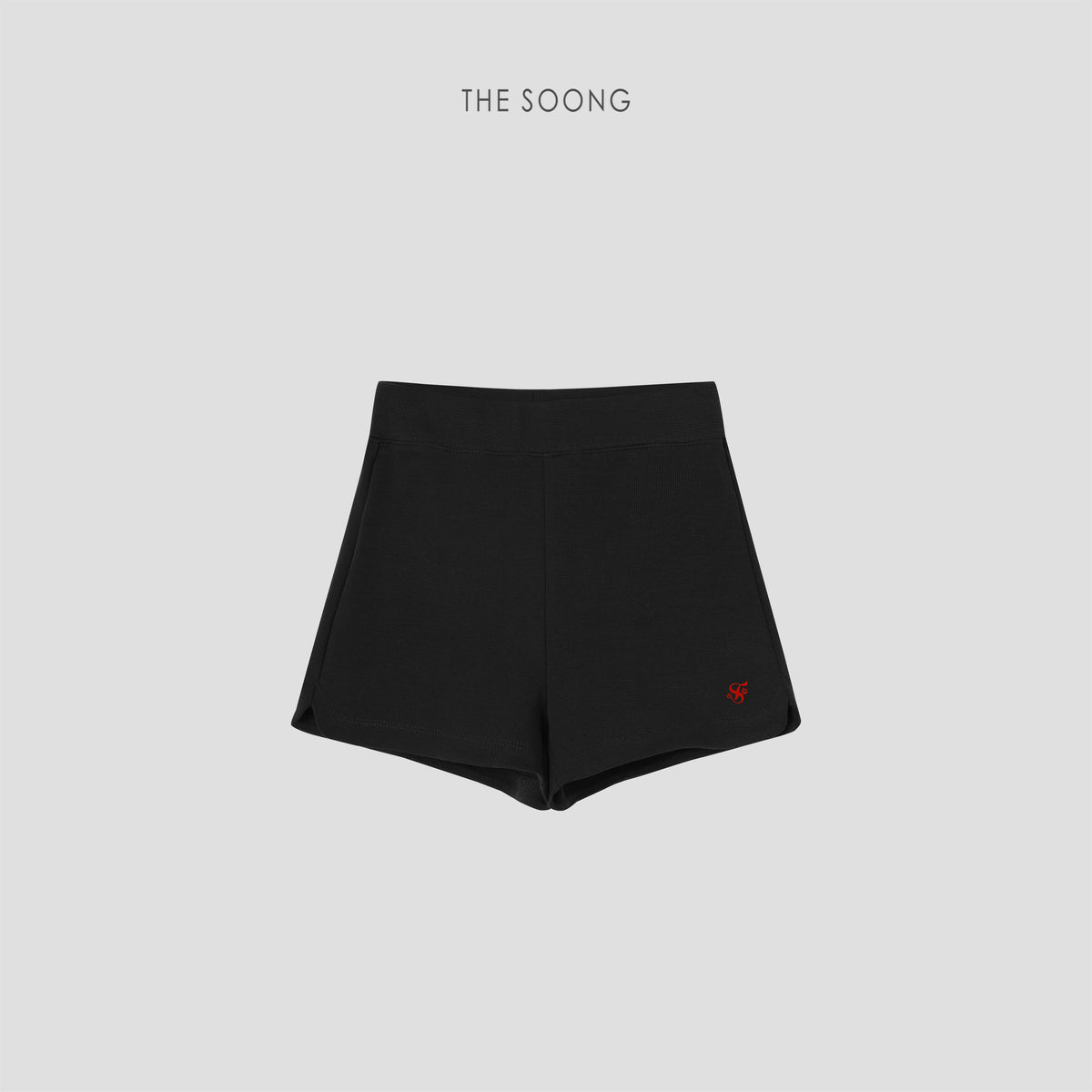 THESOONG/Hot Shorts Cross Rib High Elastic Cotton Spandex, Wash-Resistant and Wear-Resistant, Mid-Waist, Can Be Worn Outdoors Home Shorts 9055