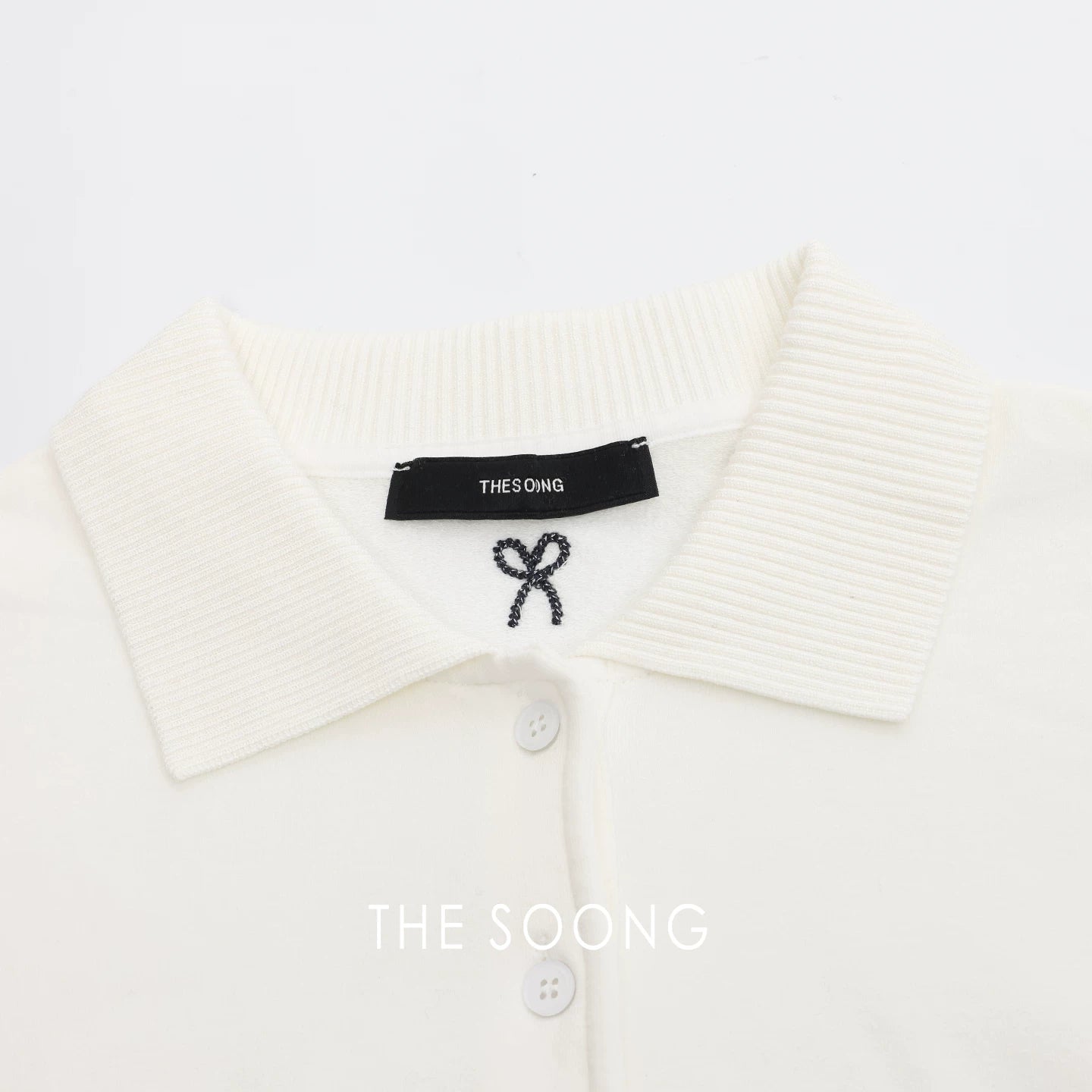 THESOONG/Attitude Interpretation Classic Skin-Friendly Soft Color-Block Knit Collar Loose Sweatshirt for Women 7494