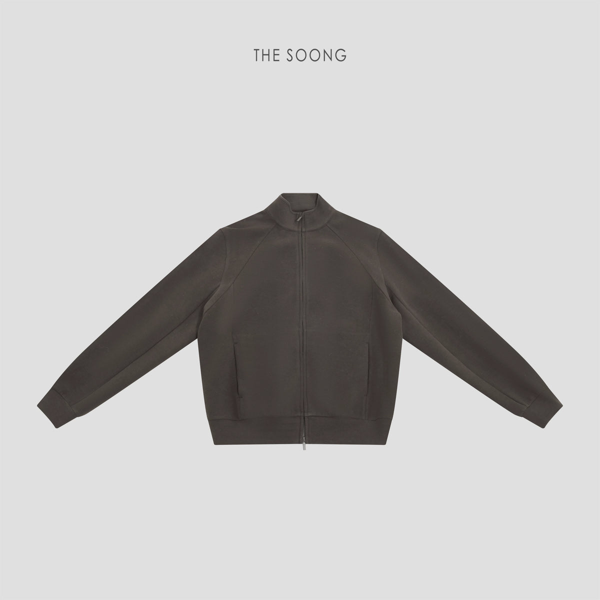 THESOONG/26th year early spring new sweatshirt set for women, sports casual stand-collar jacket and pants two-piece set