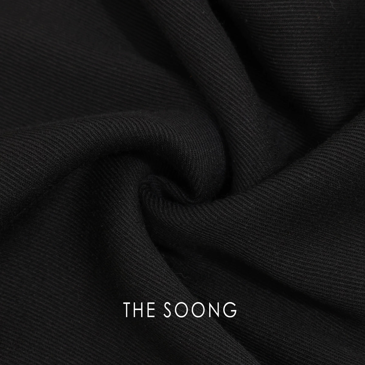 THESOONG / Spring New Classic Tencel Wool Lightweight Clever Black Stand-collar Shirt Short Jacket 7519