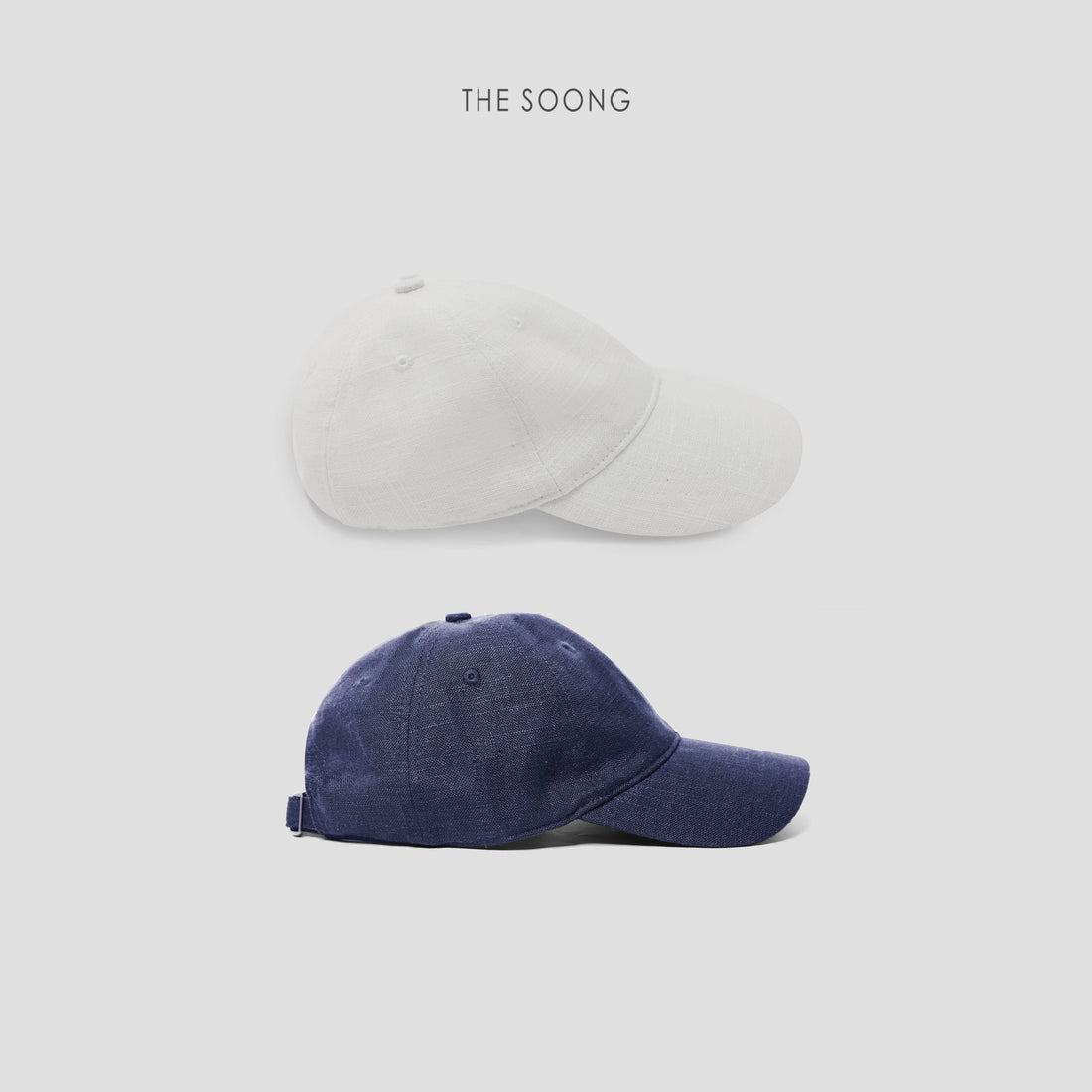 THESOONG/ 26s Early Spring New Ramie Cotton Adjustable Breathable Round Neck Baseball Cap 4660