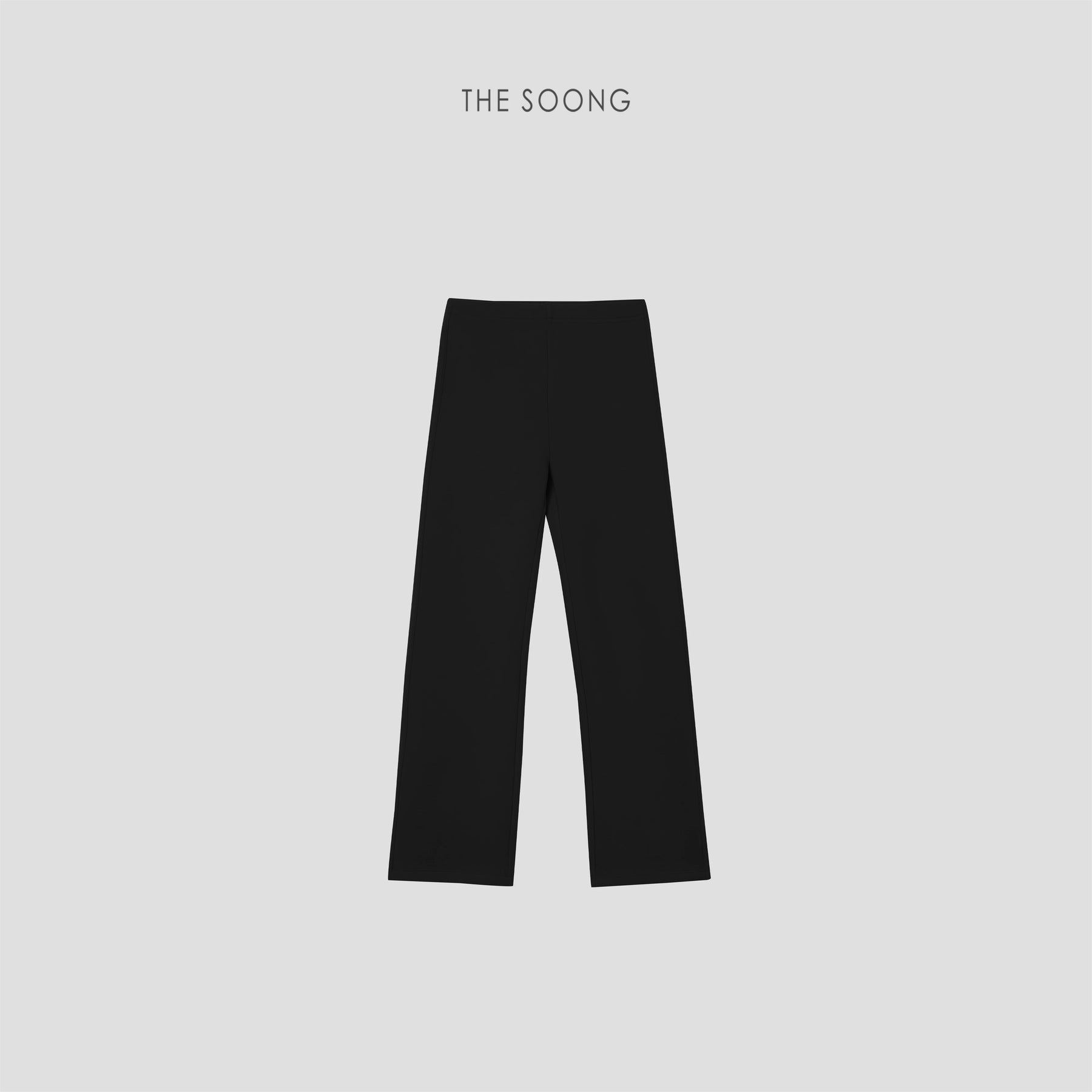 THESOONG/cloud elastic pants, multi-fiber blended comfortable elastic waist loose straight casual pants for women 9307