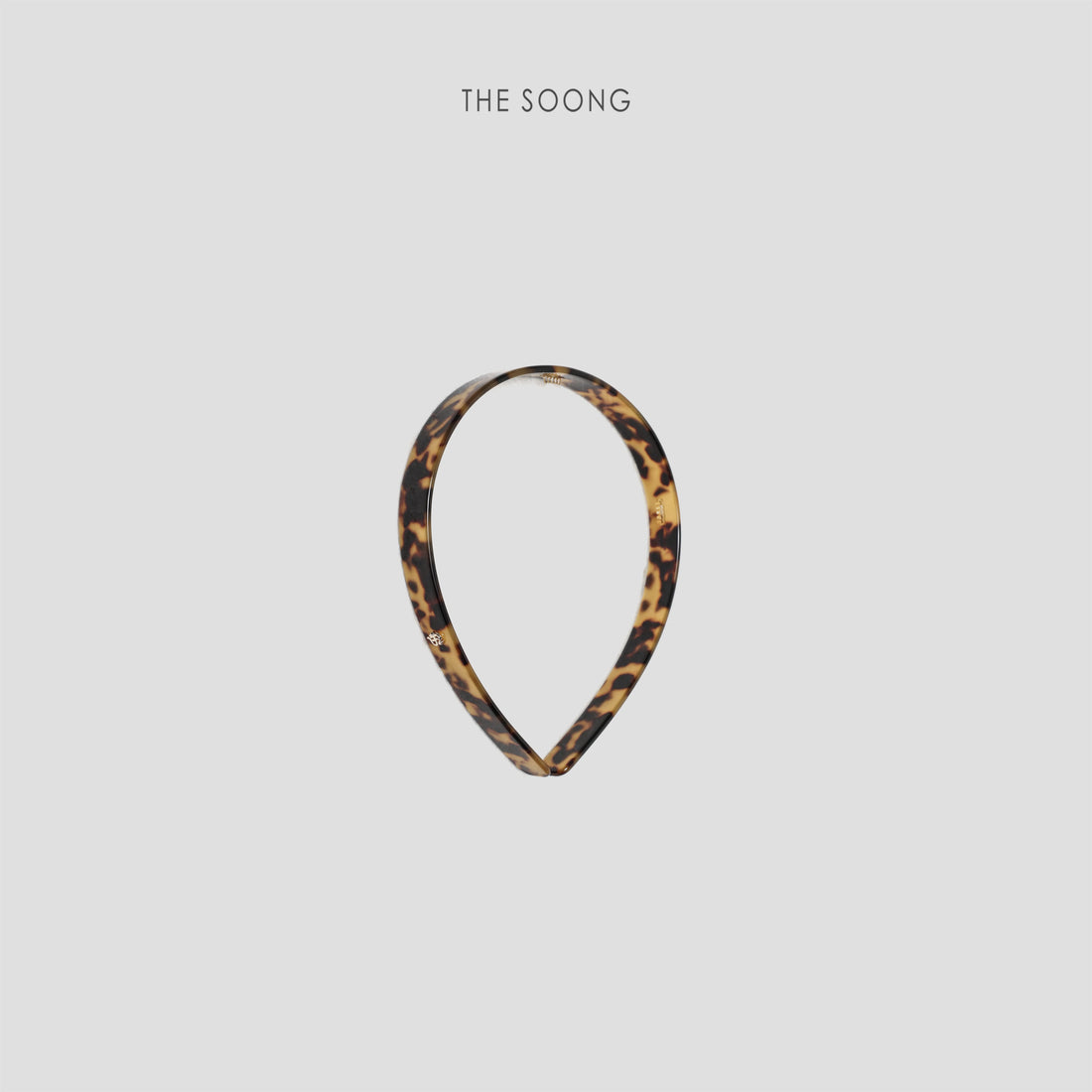 THESOONG/Leopard print headband acetate lightweight relaxed tortoiseshell pattern headband 9517