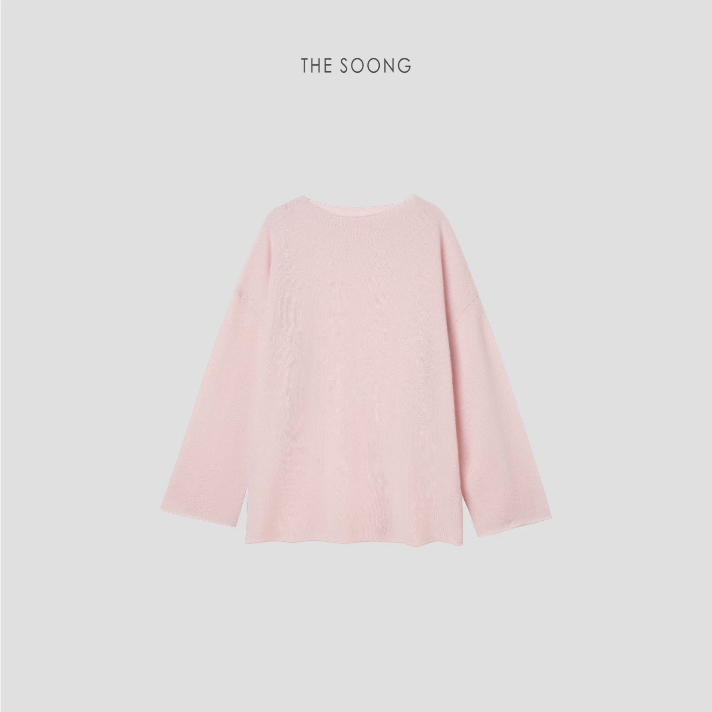 【Clearance 3】100% Pure Cashmere Kangsaini Base Shirt for Women, 226g Ultra-fine Thin Loose Lazy-fit 7585