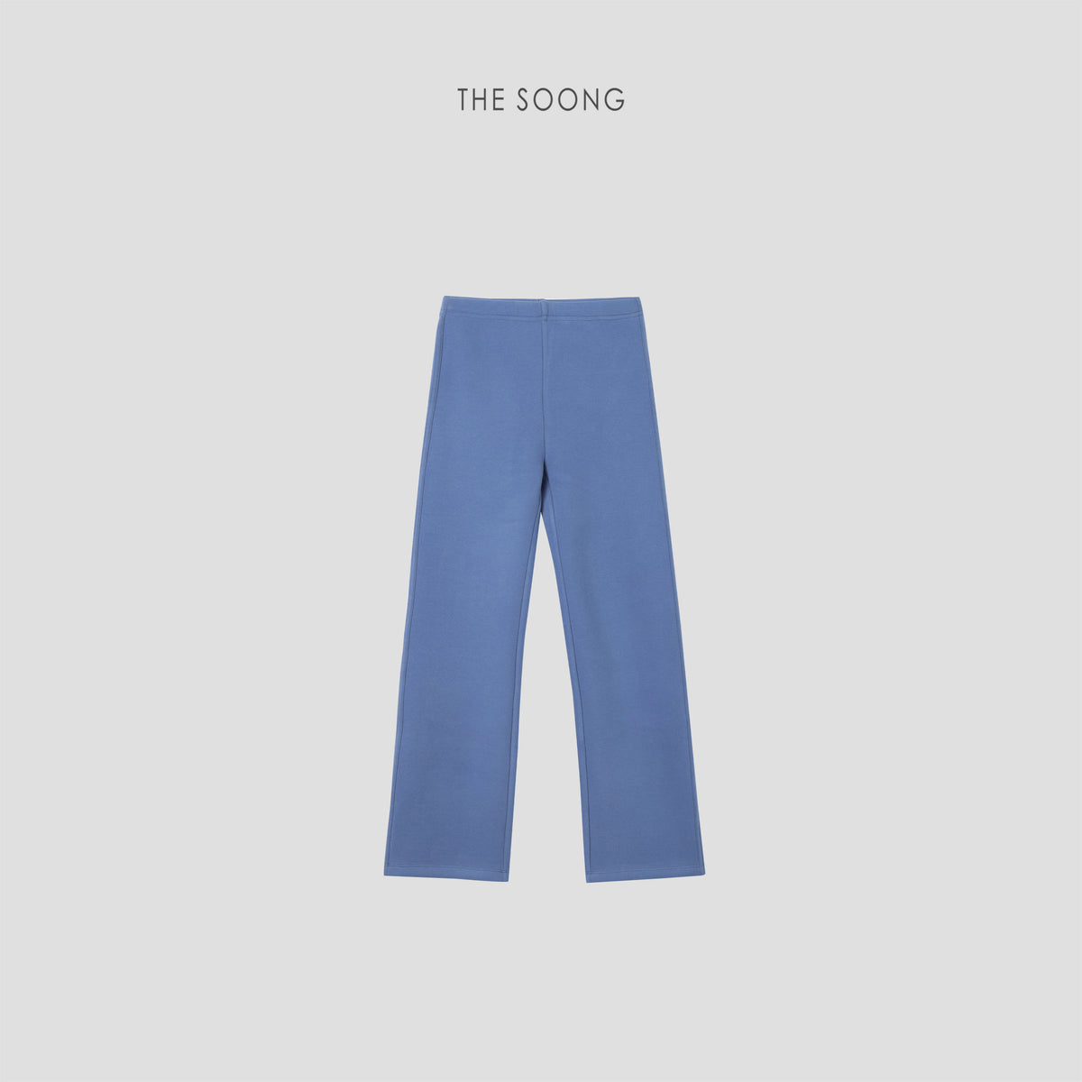 THESOONG/cloud elastic pants, multi-fiber blended comfortable elastic waist loose straight casual pants for women 9307
