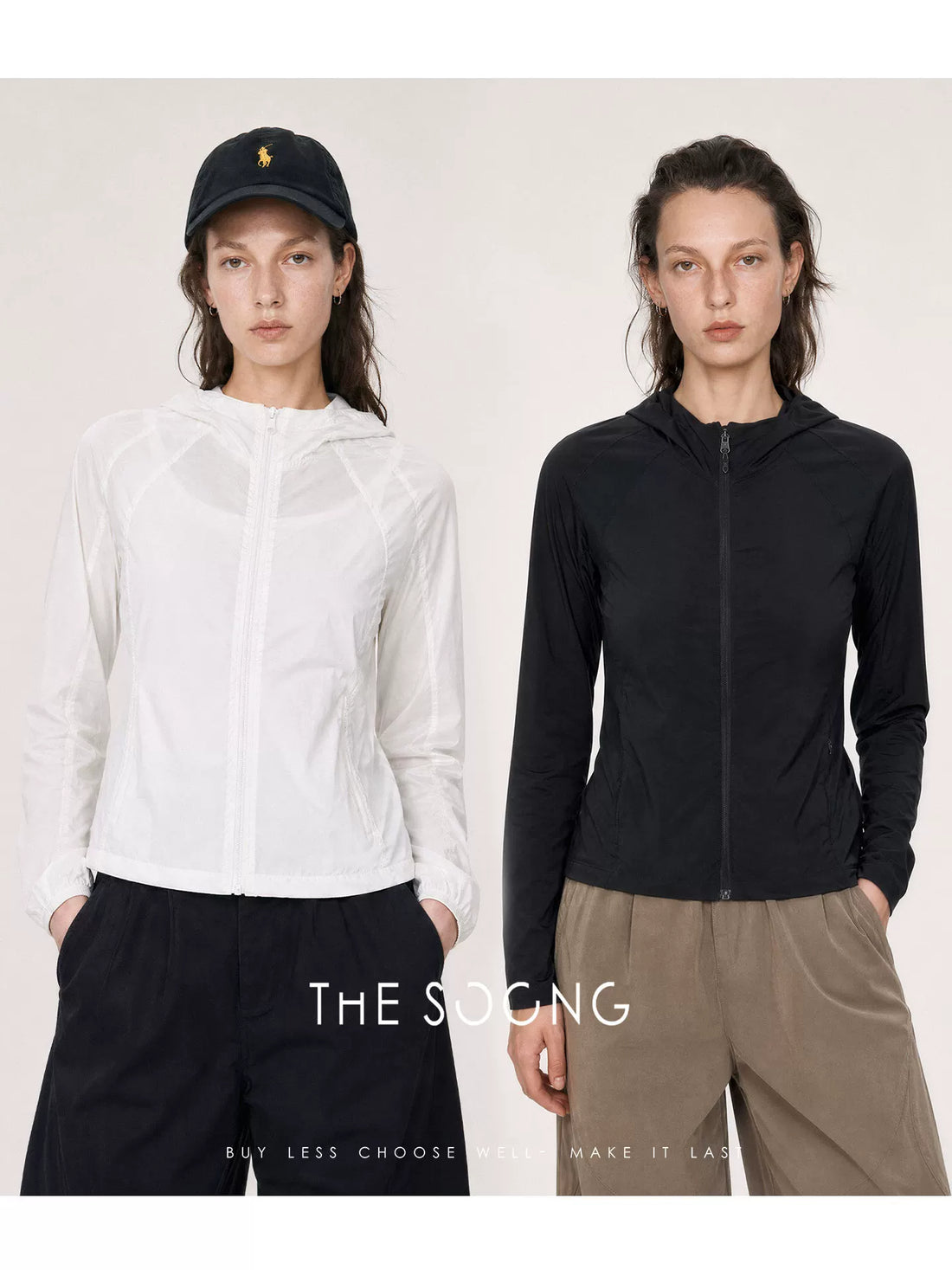 THESOONG/Hardcore sun protection, full-coverage physical sun protection, lightweight breathable hooded sports jacket for women, 9128