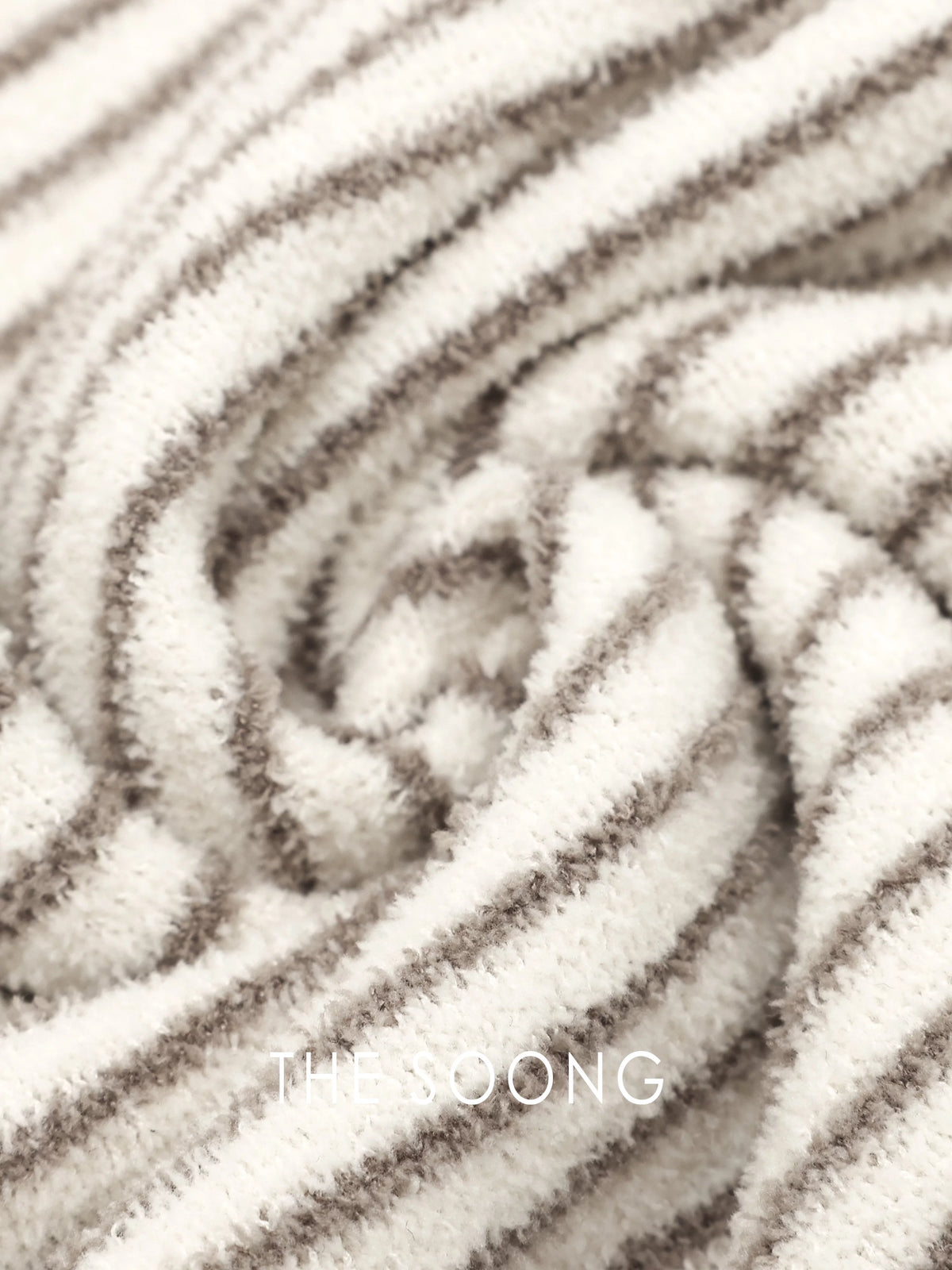 THESOONG/Minimalist Stripes Retro Small Nizhong Two-Tone Yarn Striped Home Pajama Set 8114/8116