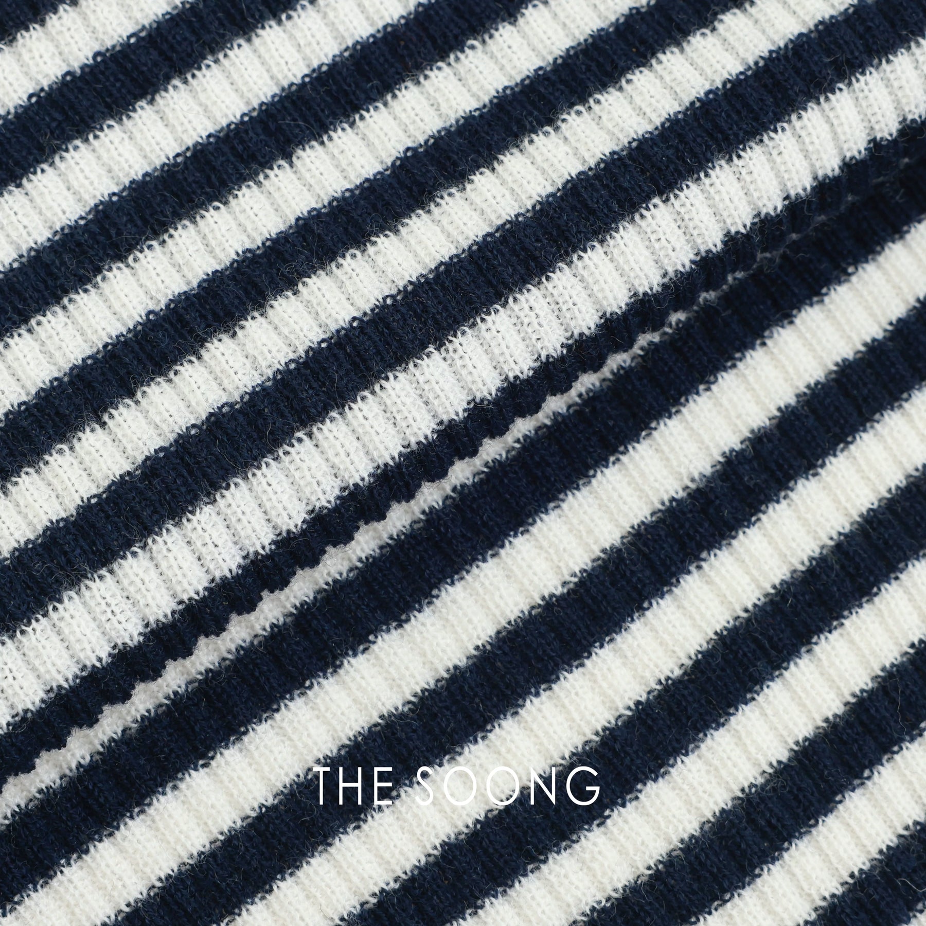 THESOONG / "Classic Versatile" French Stripe Soft Color Short Sleeve Top 9067