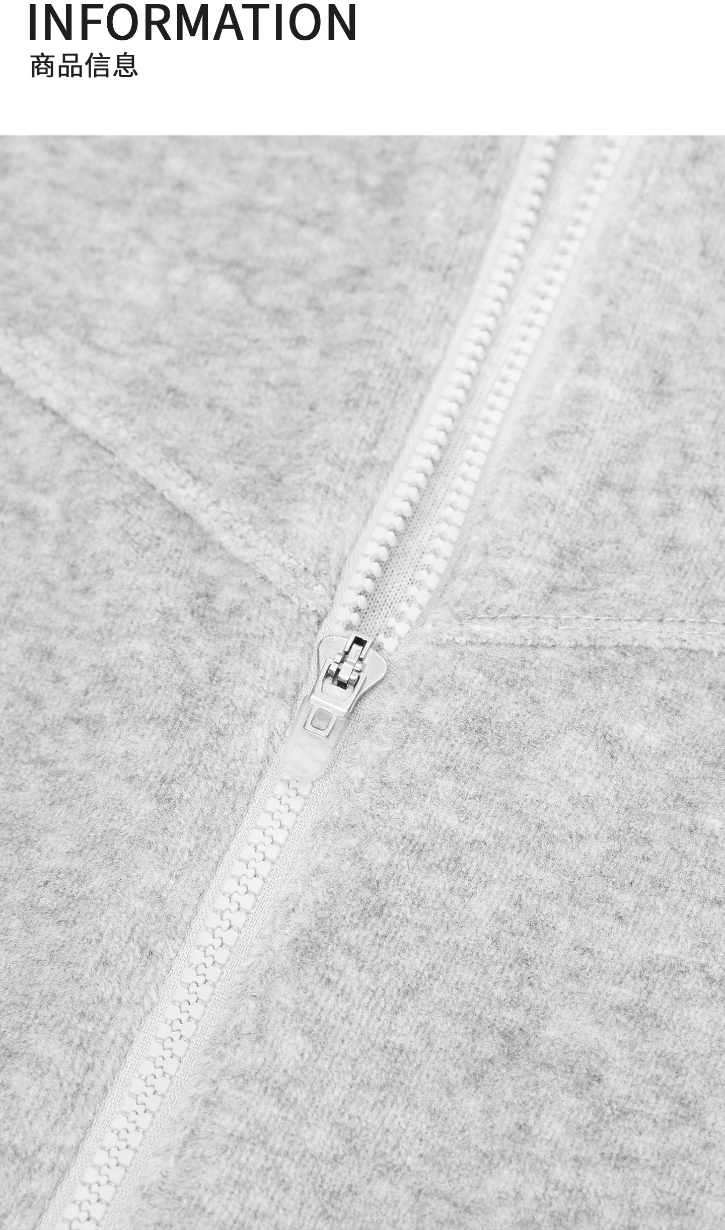 [Clearance 3] Early Autumn Selected Fleece Sweatshirt Women's Long Sleeve Hooded Cardigan for Petite 7936