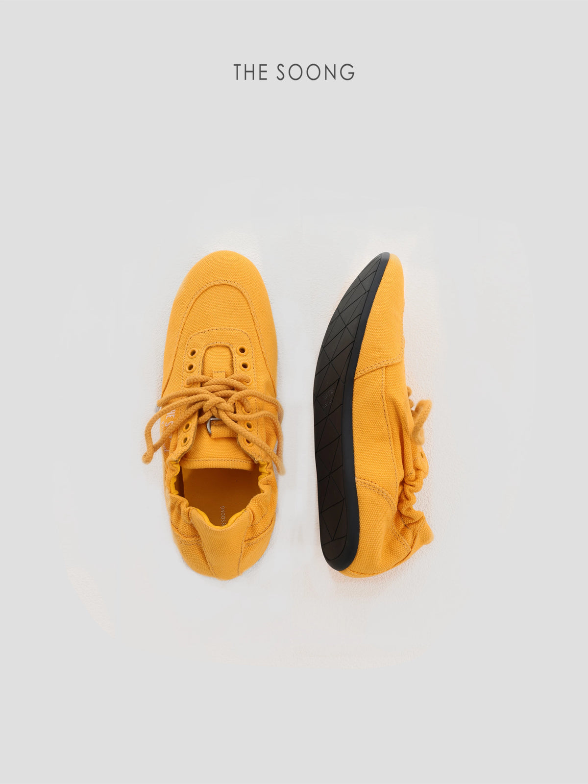 THESOONG / Mango Shoes High-Density Canvas Slip-On Cushioned Soft Sole Versatile Casual Sneakers 9296