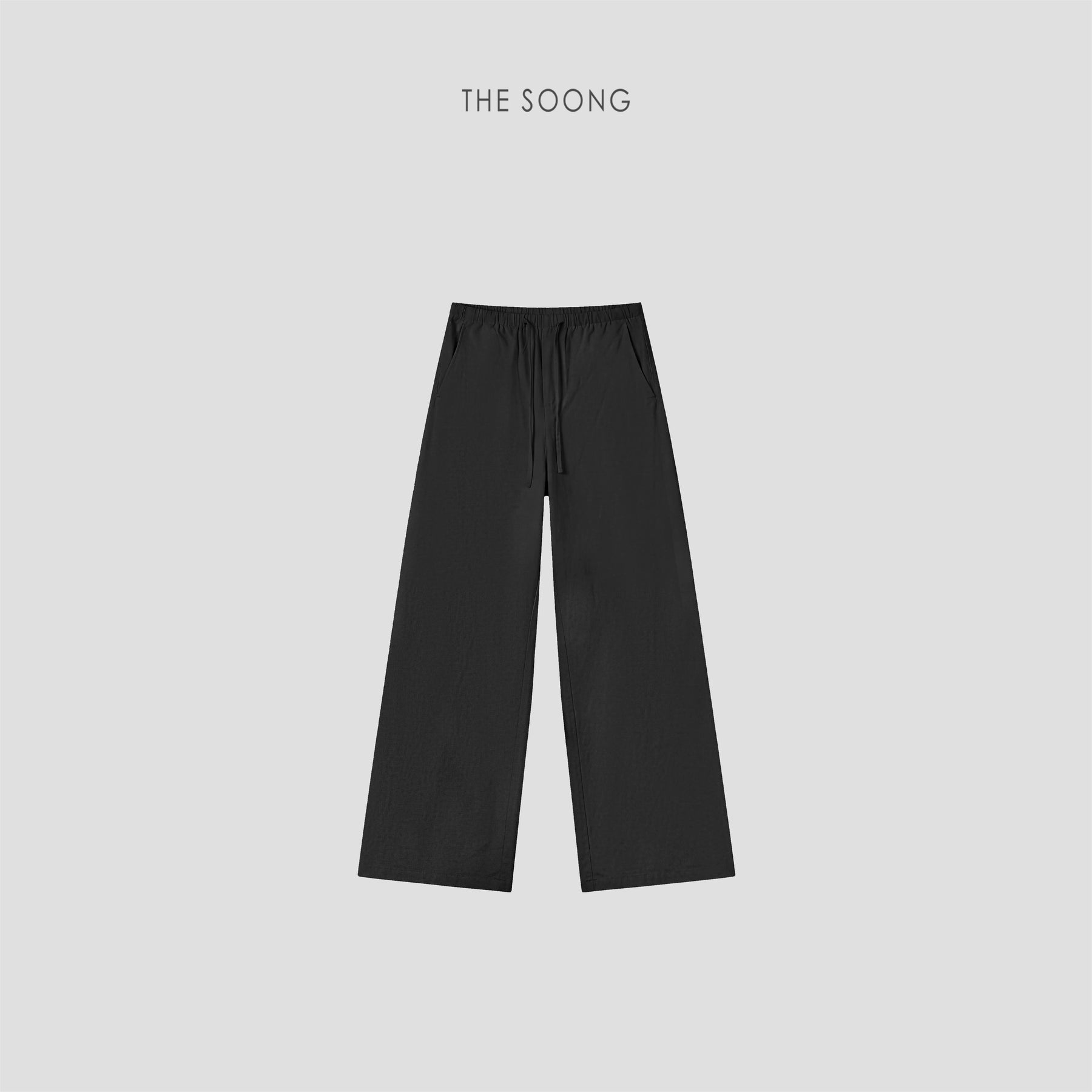 THESOONG/Quick-Dry Anti-Mosquito Pants Silk Modal One-Piece Cut Sun-Protective Wide-Leg Pants for Women Summer 8885