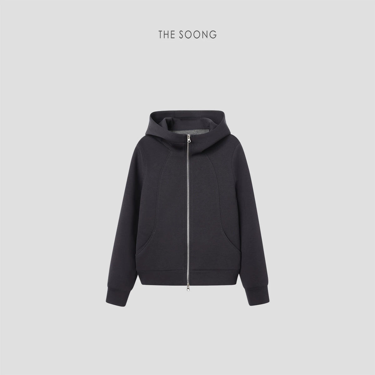 THESOONG/Autumn/Winter Warm Lightweight 90% White Goose Down Double-Sided Air Layer Sweatshirt Down Jacket Thickened for Women