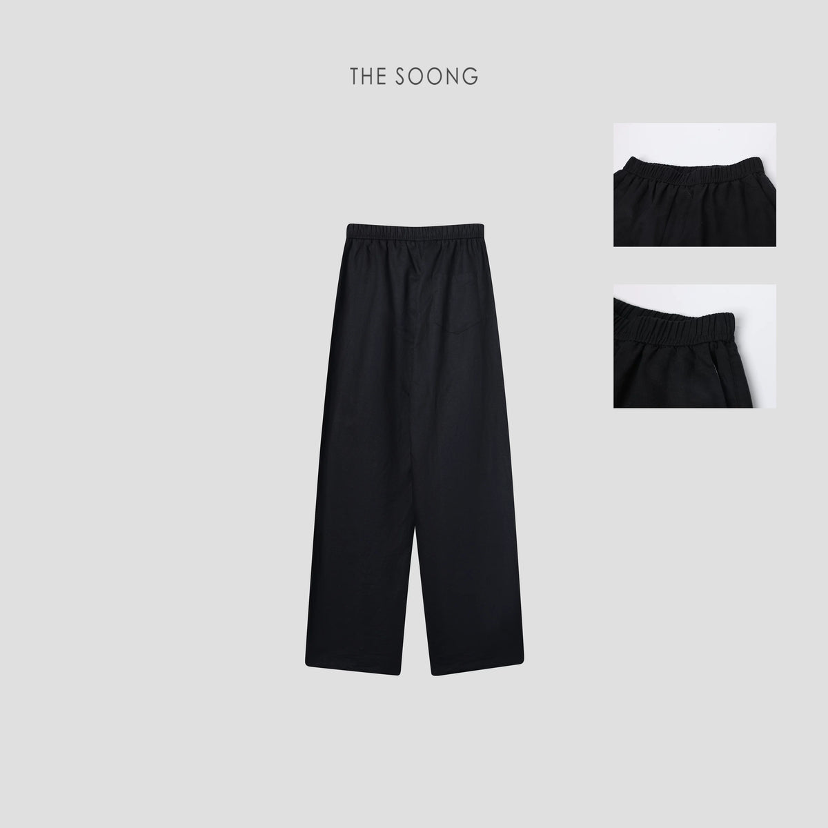 THESOONG/Ramie Slim Cocoon Pants French Design Curved Washed Soft Draped Casual Pants, Women 4610