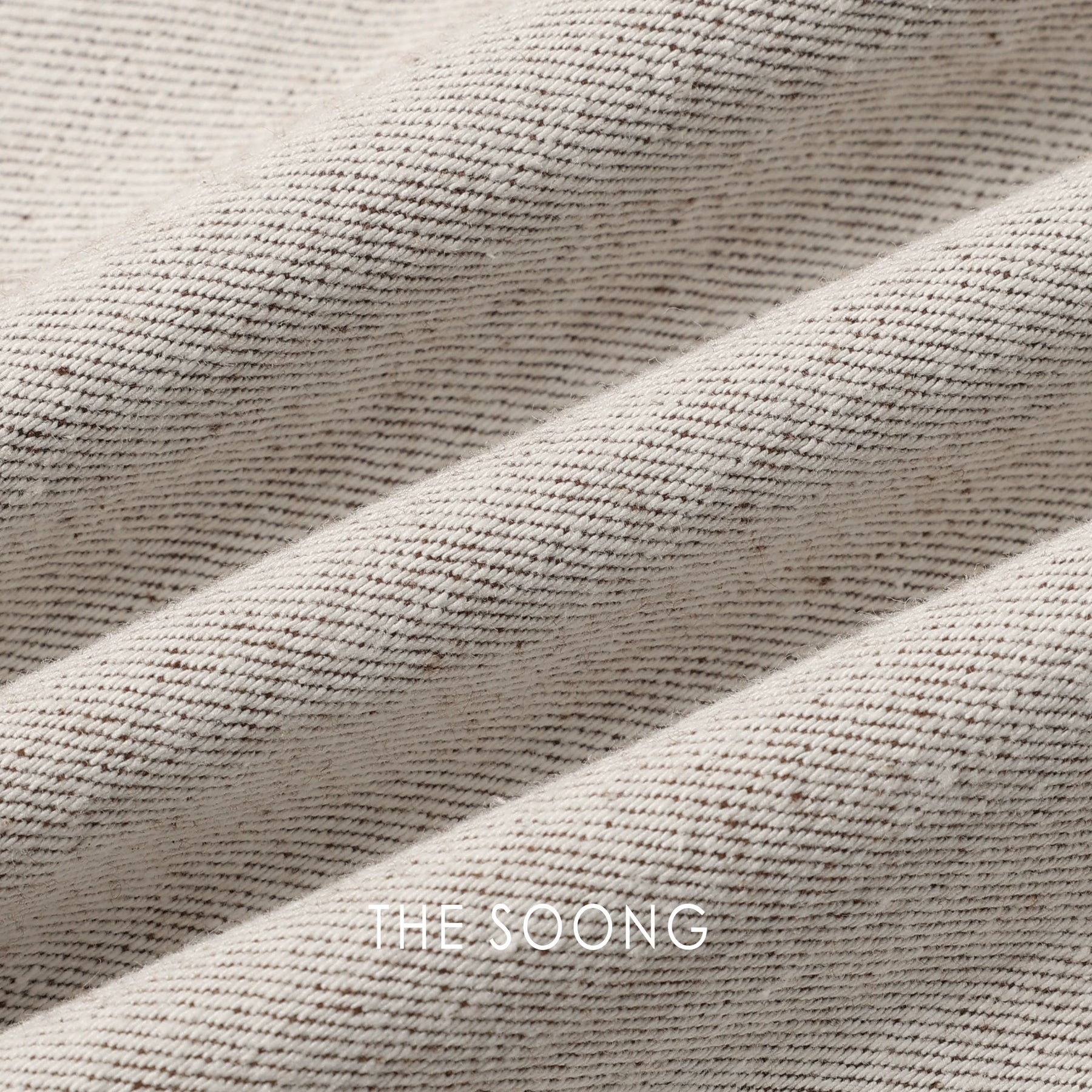 THESOONG/Zhipu Guizhen 100% Cotton Natural Natural Color Special Woven Natural Texture Mid-Rise Casual Pants 5854
