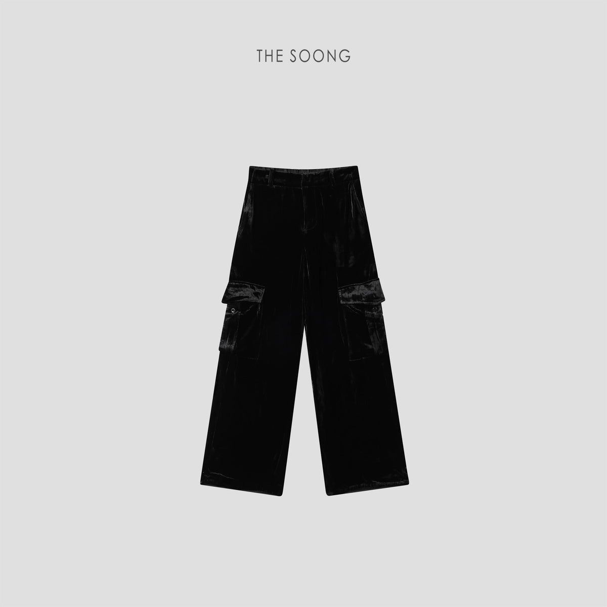 THESOONG/Flowing Silk Silk Mulberry Silk Pearl Glossy Smooth, Soft Touch Workwear Wide-Leg Casual Casual Casual Pants 8526