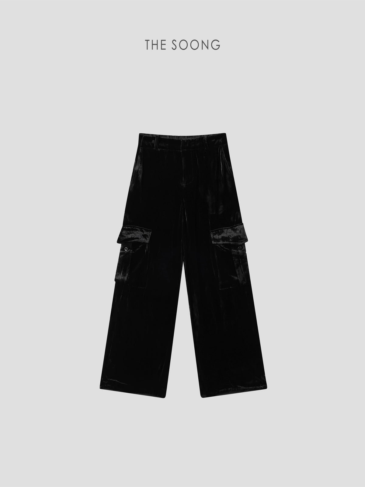 THESOONG/Flowing Silk Silk Mulberry Silk Pearl Glossy Smooth, Soft Touch Workwear Wide-Leg Casual Casual Casual Pants 8526