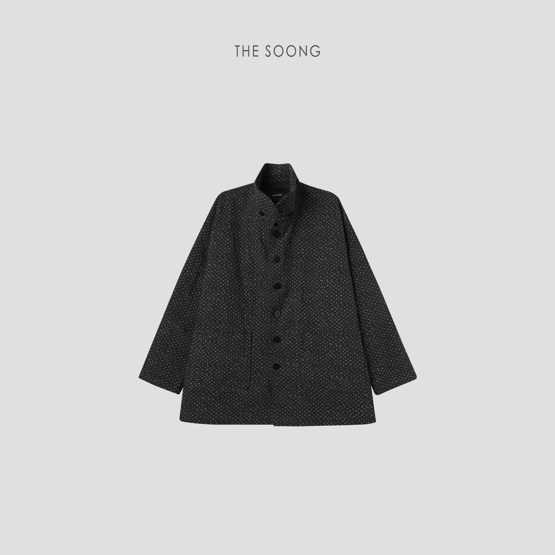 THESOONG/New Women’s Classic 100% Cotton Comfortable Oversized Star Pattern Contrasting Color Turn-Down Collar Jacket 7543