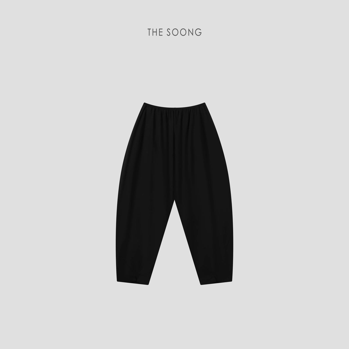 THESOONG/Relaxed Aesthetic Australia Imported High-Count, High-Density 100% Cotton Cropped Curved Casual Pants 8867