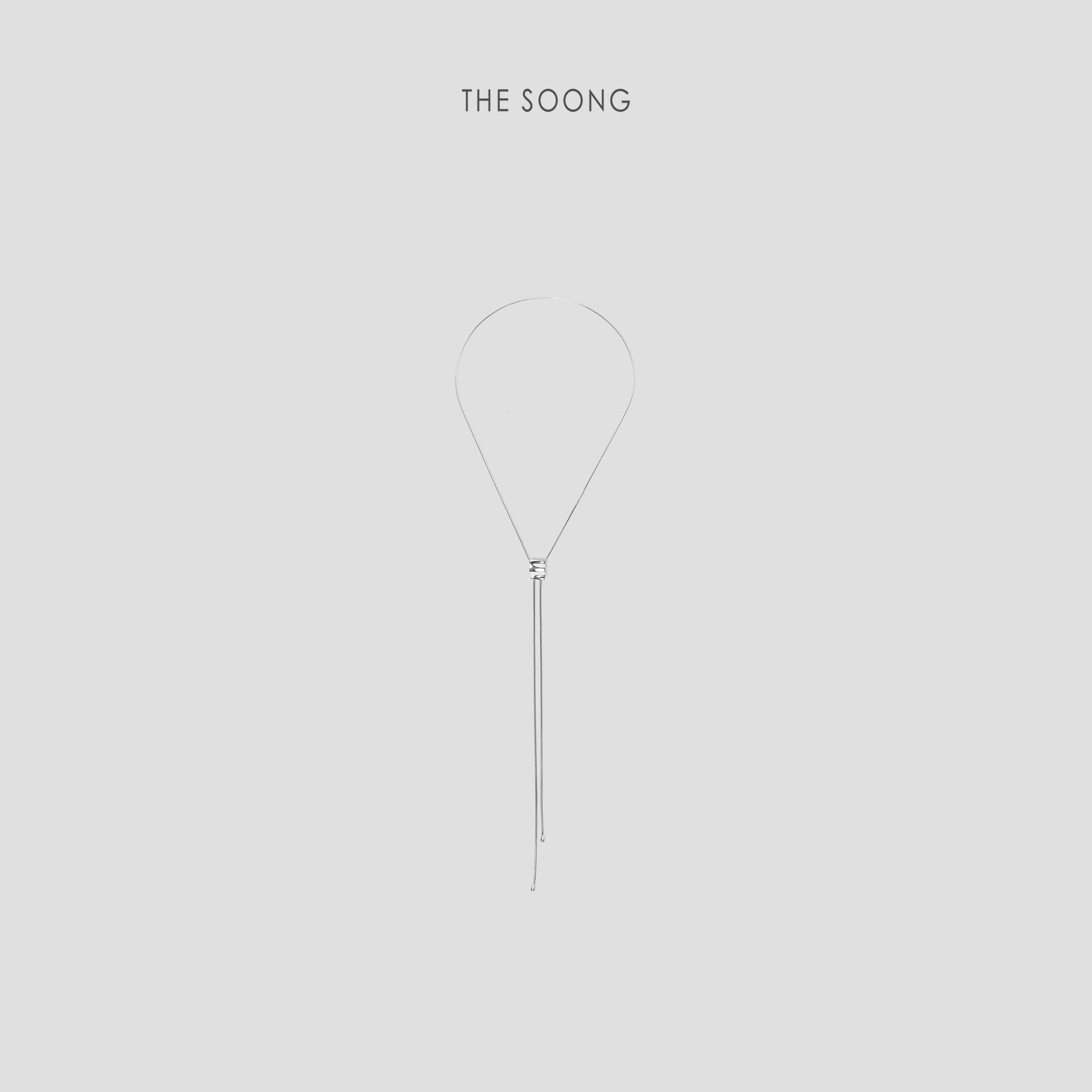THESOONG/Minimalist Handmade Smooth Streamlined Pendant Necklace 7308