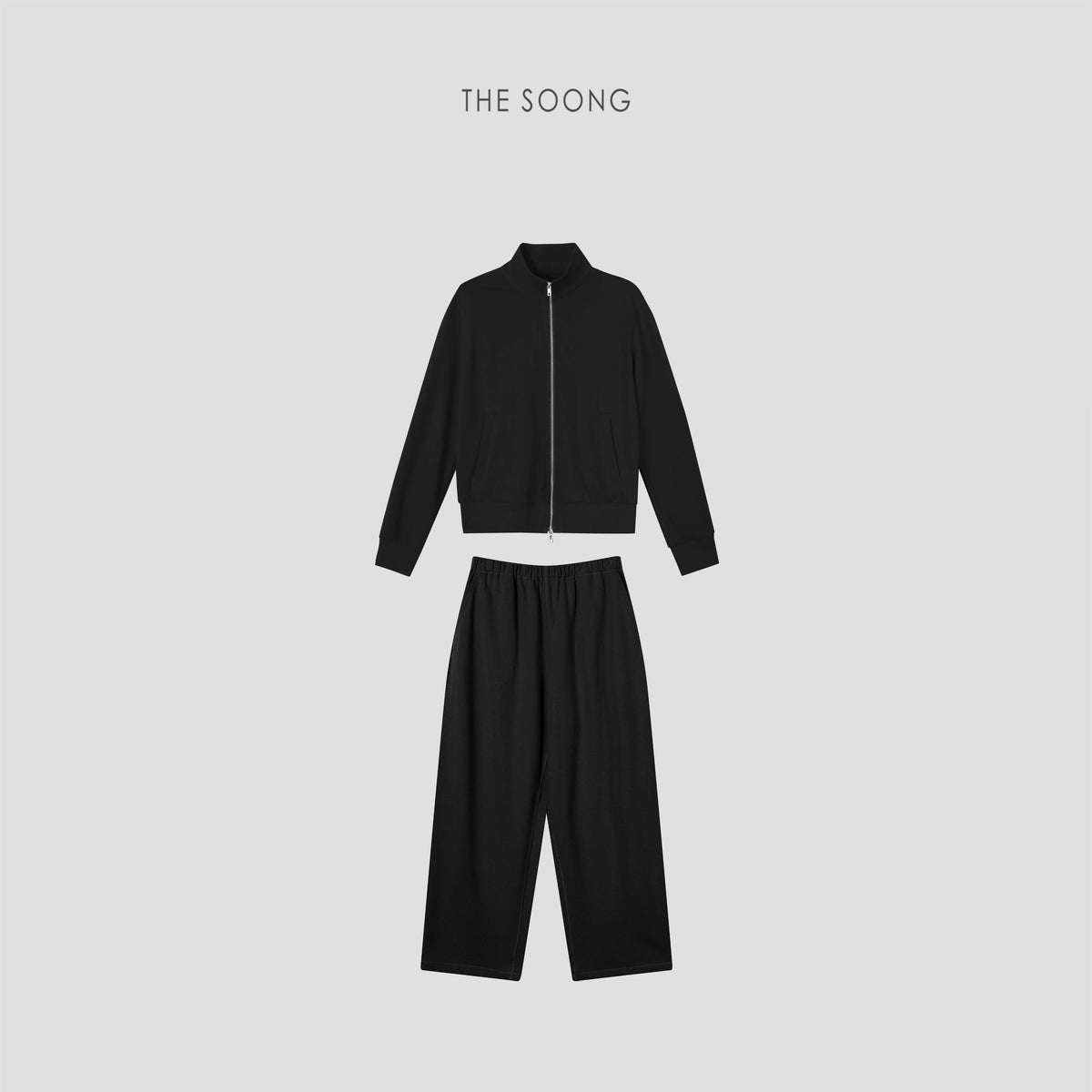 THESOONG / Everlasting Cotton Blend High-Count Soft Anti-Wrinkle Stand Collar Short Jacket Set 8995/8996