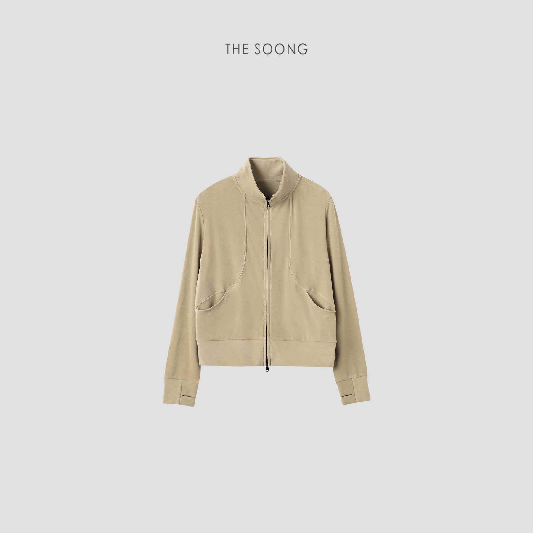 THESOONG / German Velvet Cardigan Sweatshirt Merino Wool Blend Thermal Fleece 2026 Autumn Small Jacket for Women