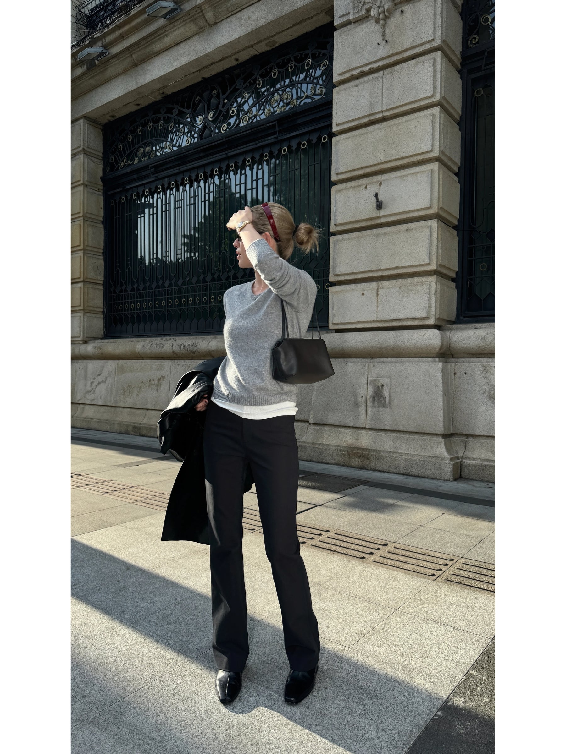 THESOONG / Long-termism, 100% goat cashmere Kang Saini yarn all-cashmere sweater 9259/9257