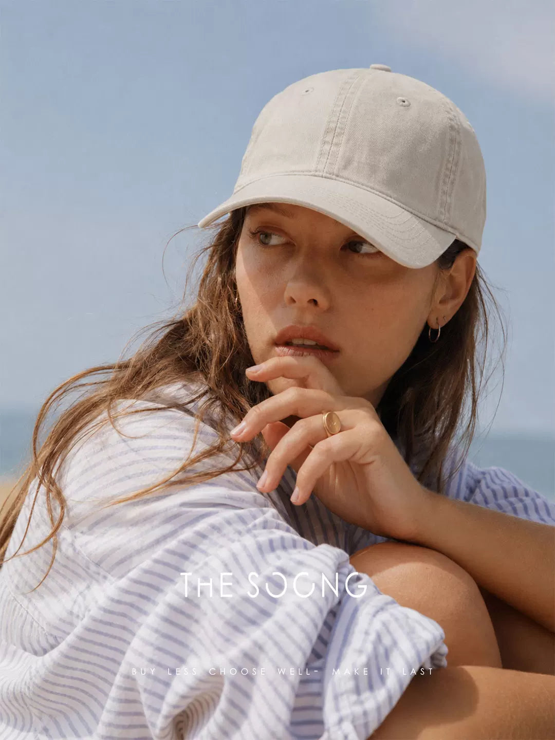 THESOONG/ Summer 100% Combed Cotton Washed Vintage-style Retro Women's Money Bag Baseball Cap 9241