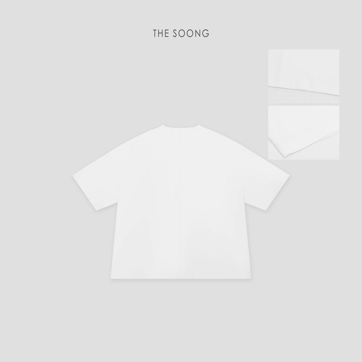 THESOONG/Natural Sensory 100% Imported Australian Cotton Plush Breathable Relaxed Round Neck T-Shirt 8771