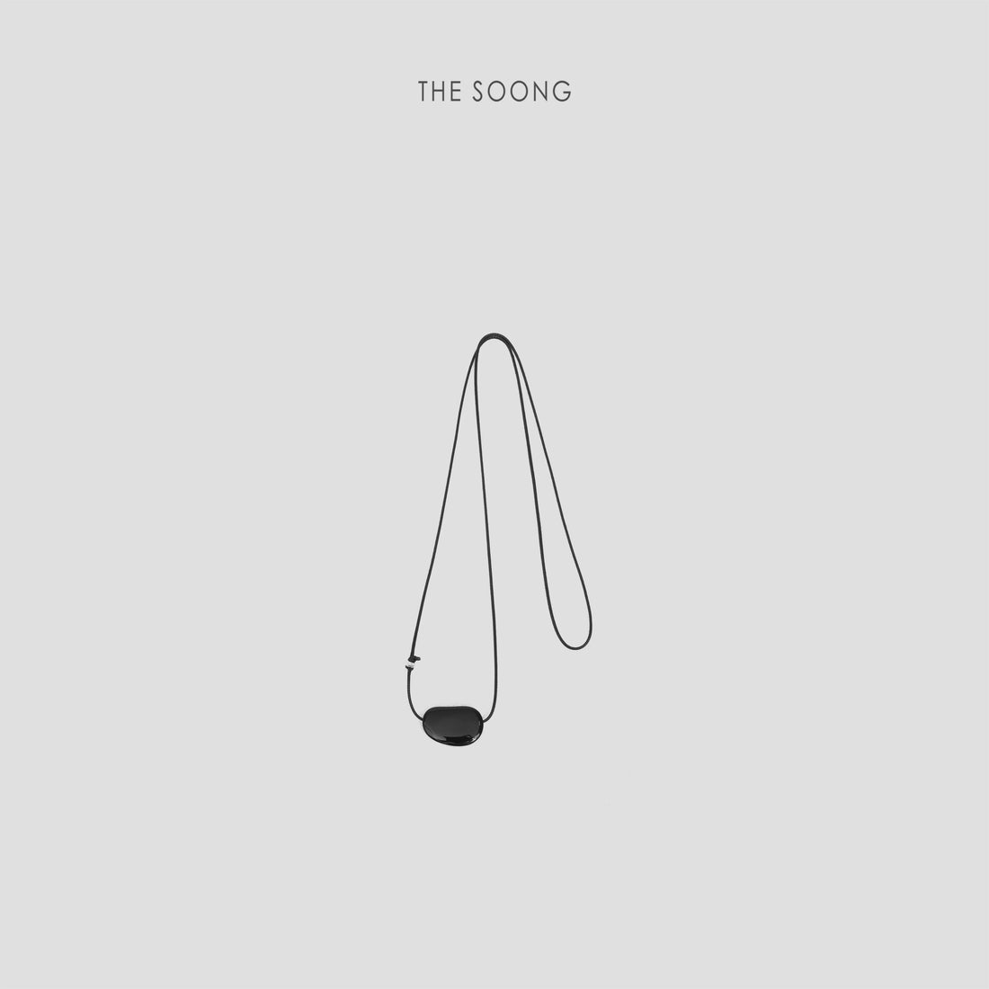 THESOONG/pendant necklace, handcrafted wax cord, adjustable buckle women’s necklace 7919