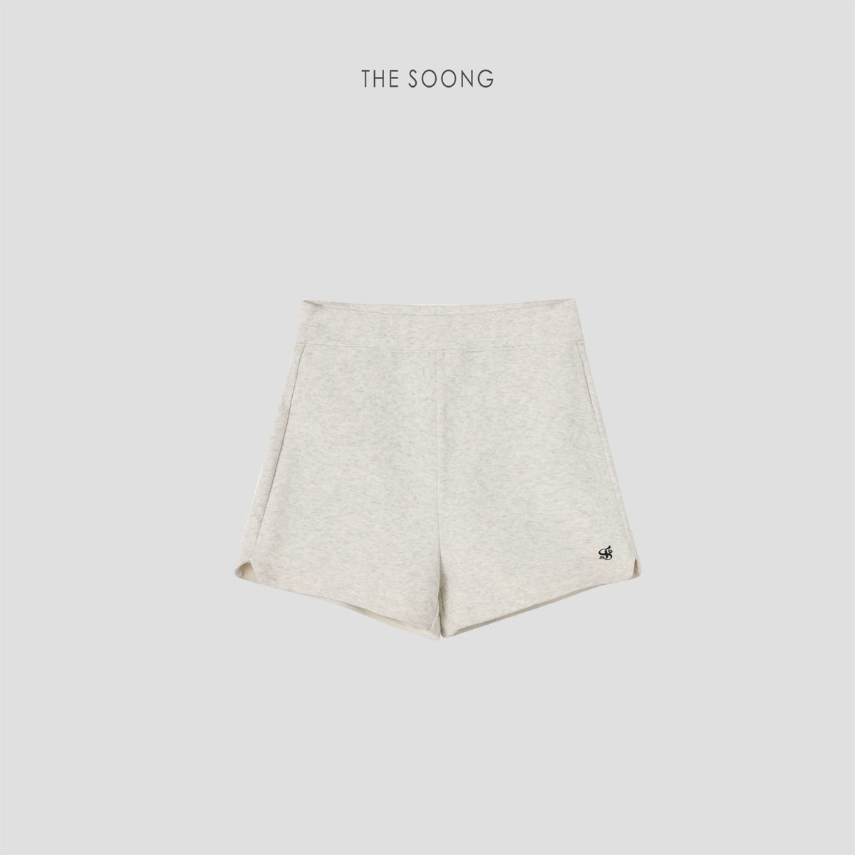 THESOONG/Hot Shorts Cross Rib High Elastic Cotton Spandex, Wash-Resistant and Wear-Resistant, Mid-Waist, Can Be Worn Outdoors Home Shorts 9055