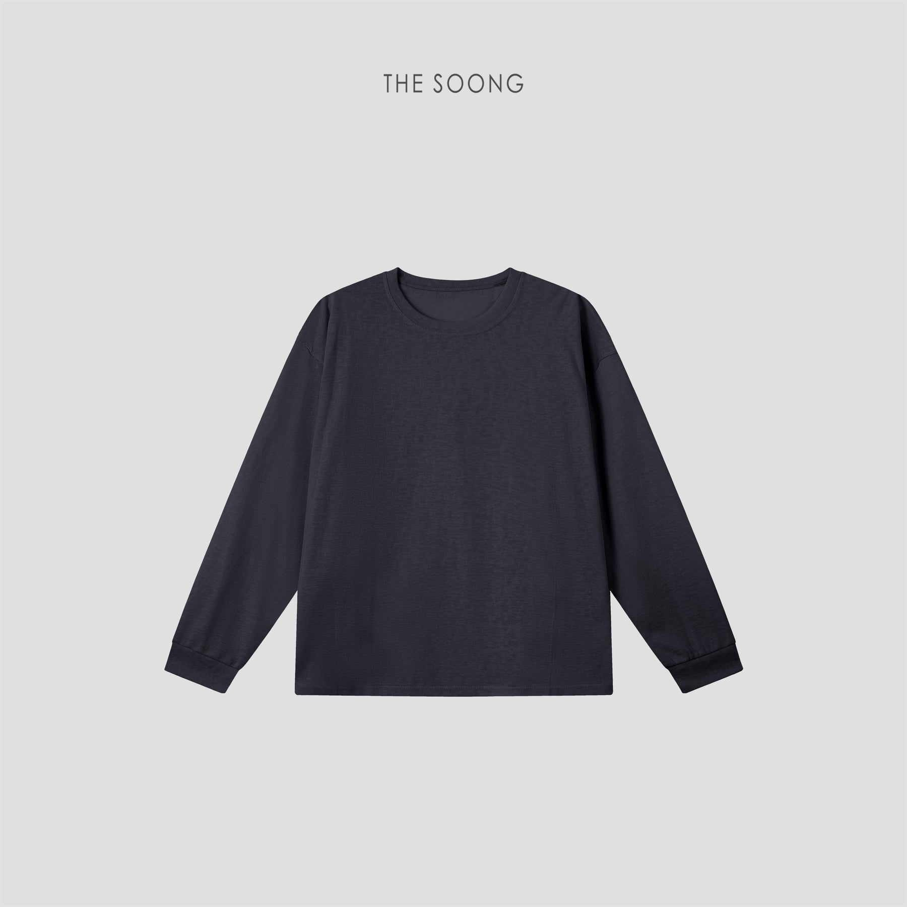 THESOONG/Lightweight Texture 100% Pure Cotton Summer Snowflake Texture Thin Round Neck Long Sleeve T-Shirt for Women 8884