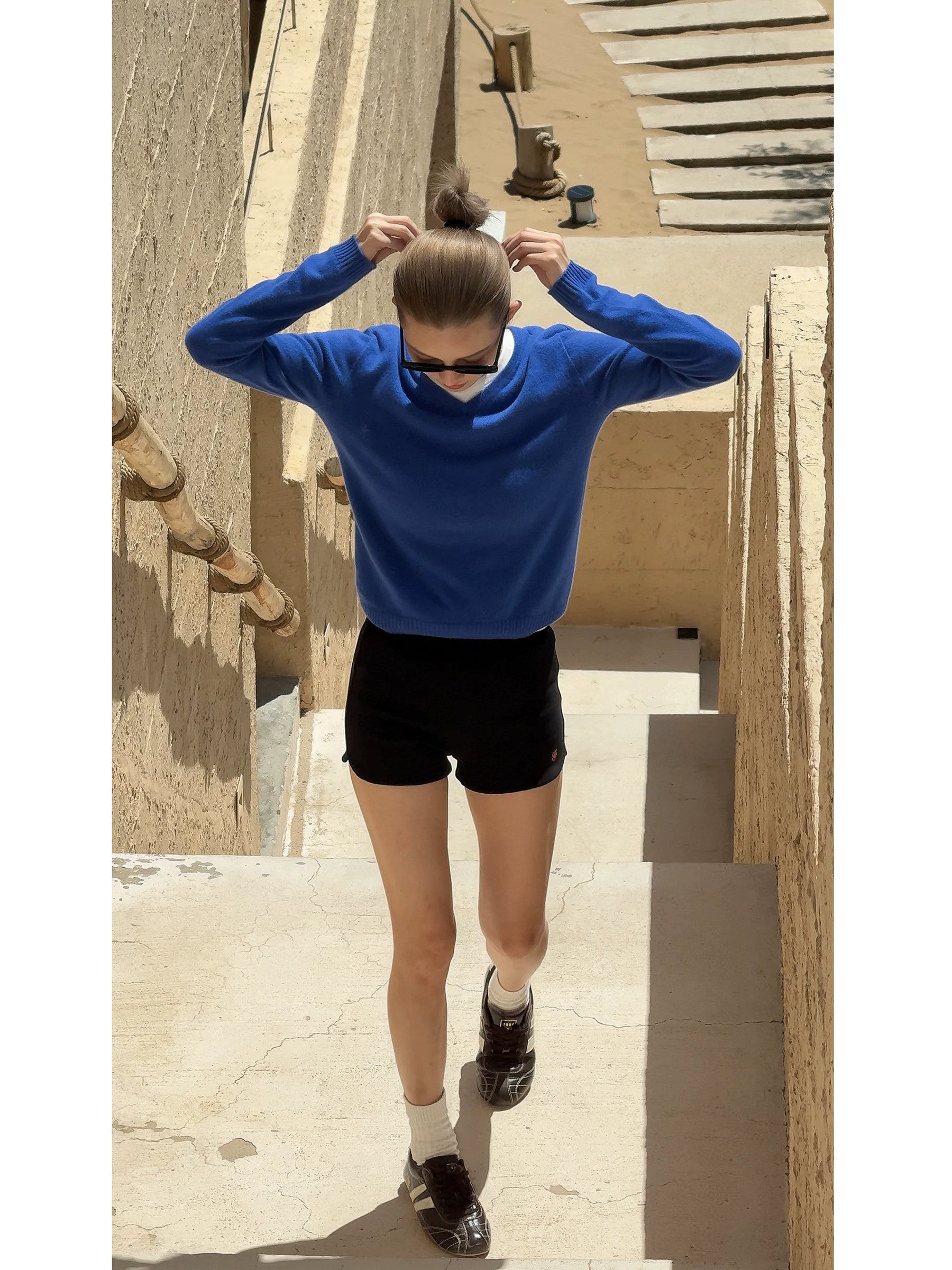 THESOONG / Long-termism, 100% goat cashmere Kang Saini yarn all-cashmere sweater 9259/9257