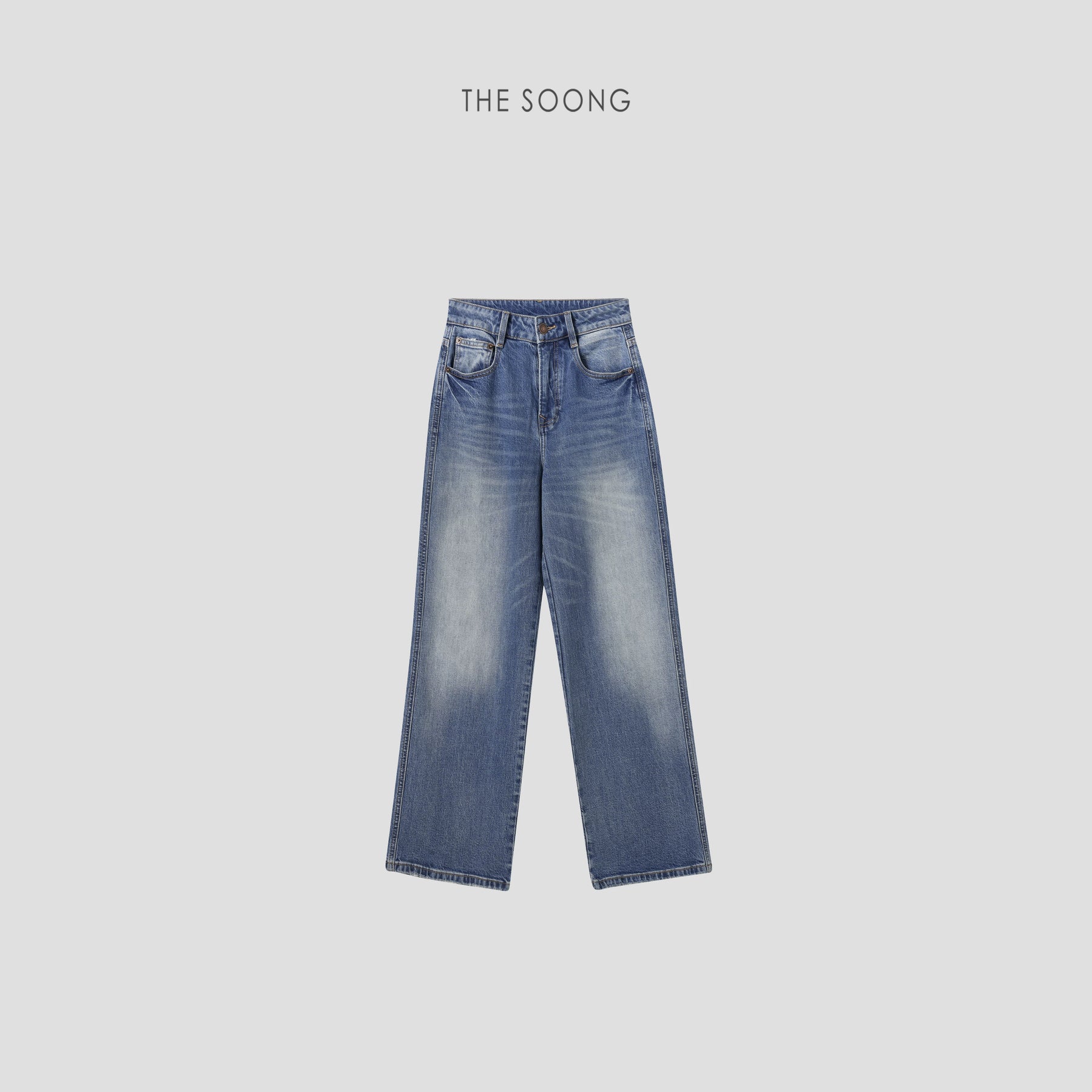 THESOONG/ Loved Every Season, Austrian Fine-denier Modal Imported Woven Straight Jeans 6639