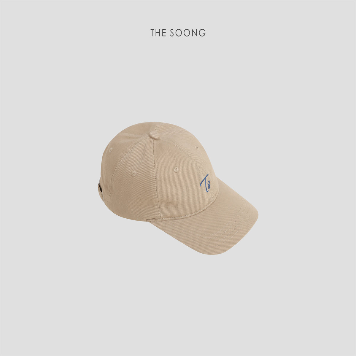 THESOONG/ 'Relaxed Daily' Cotton Comfortable TS Color-contrast Embroidered Casual Baseball Cap 9356