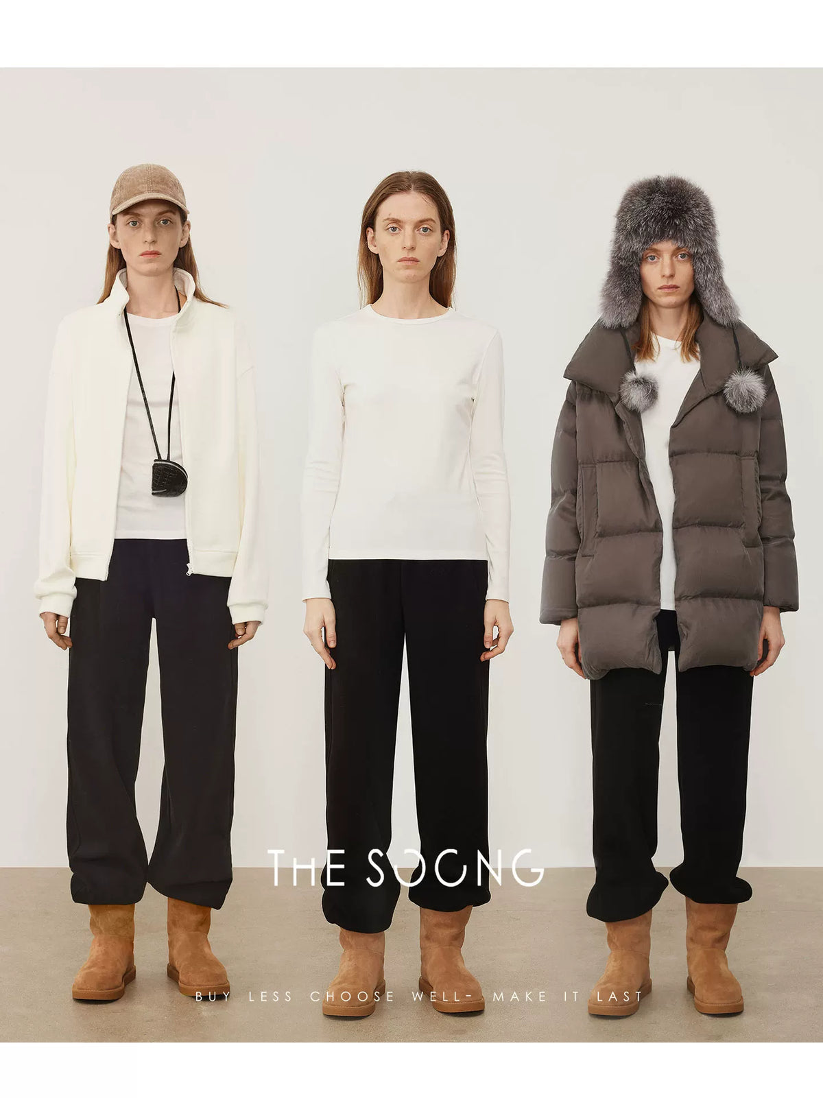THESOONG/Warm Ocean Oats Fleece High Elastic Thickened Cocoon-Shaped Elastic Mid-Waist Casual Pants for Women 5950