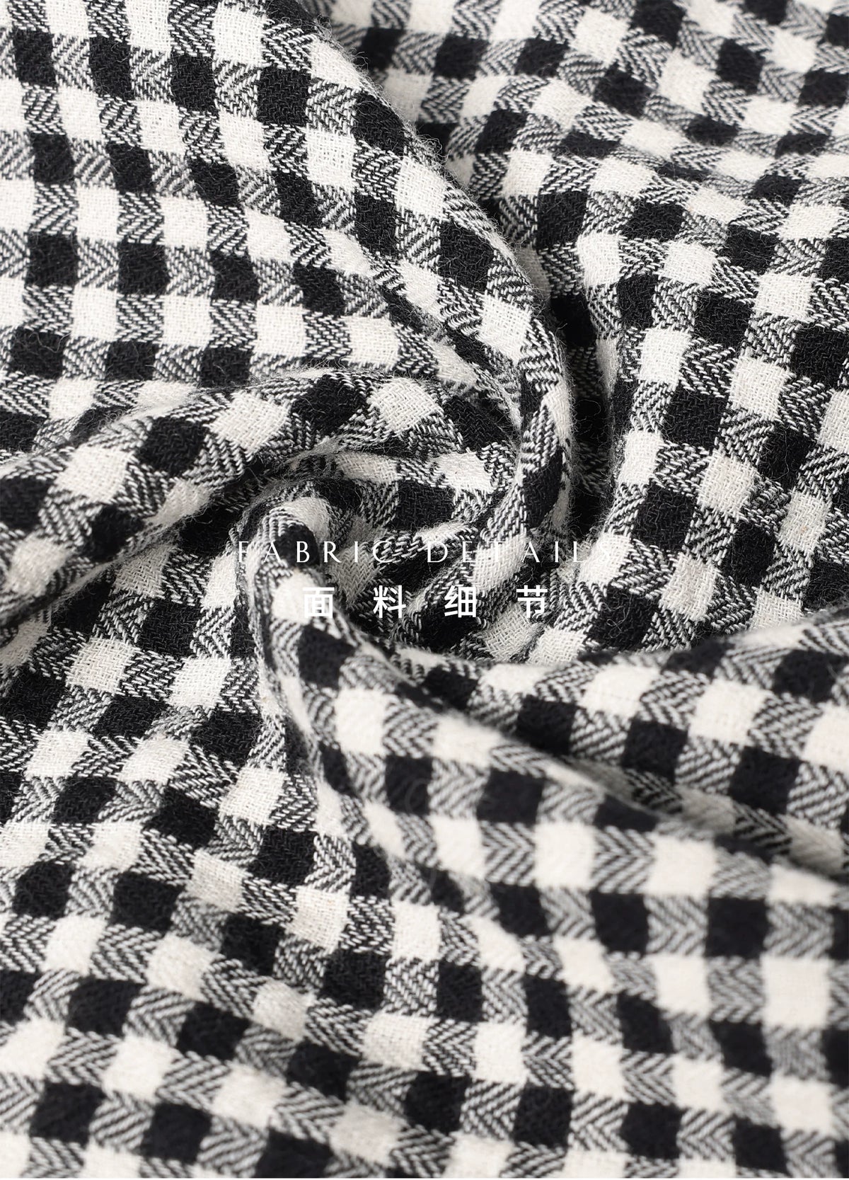 THESOONG/Everlasting classic 100% cotton lightly pleated polo collar women's plaid shirt jacket 4879
