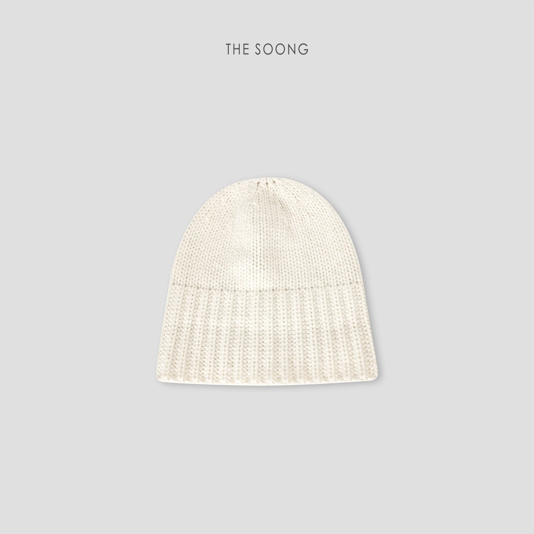 THESOONG/Alashan Chifeng High-count Cashmere Fine Yarn Three-needle Rib Versatile Knit Hat 7380