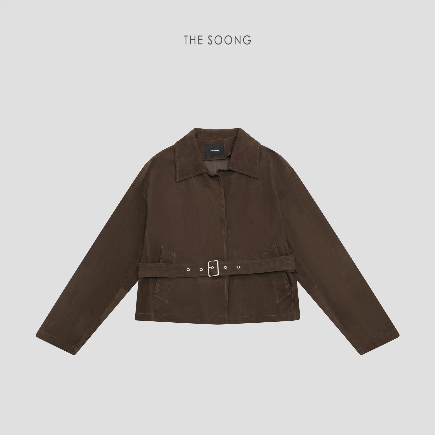 THESOONG/Spring New Arrival 100% Sheep Leather Genuine Leather Jacket Women's Slim Fit Coat HWPY8670