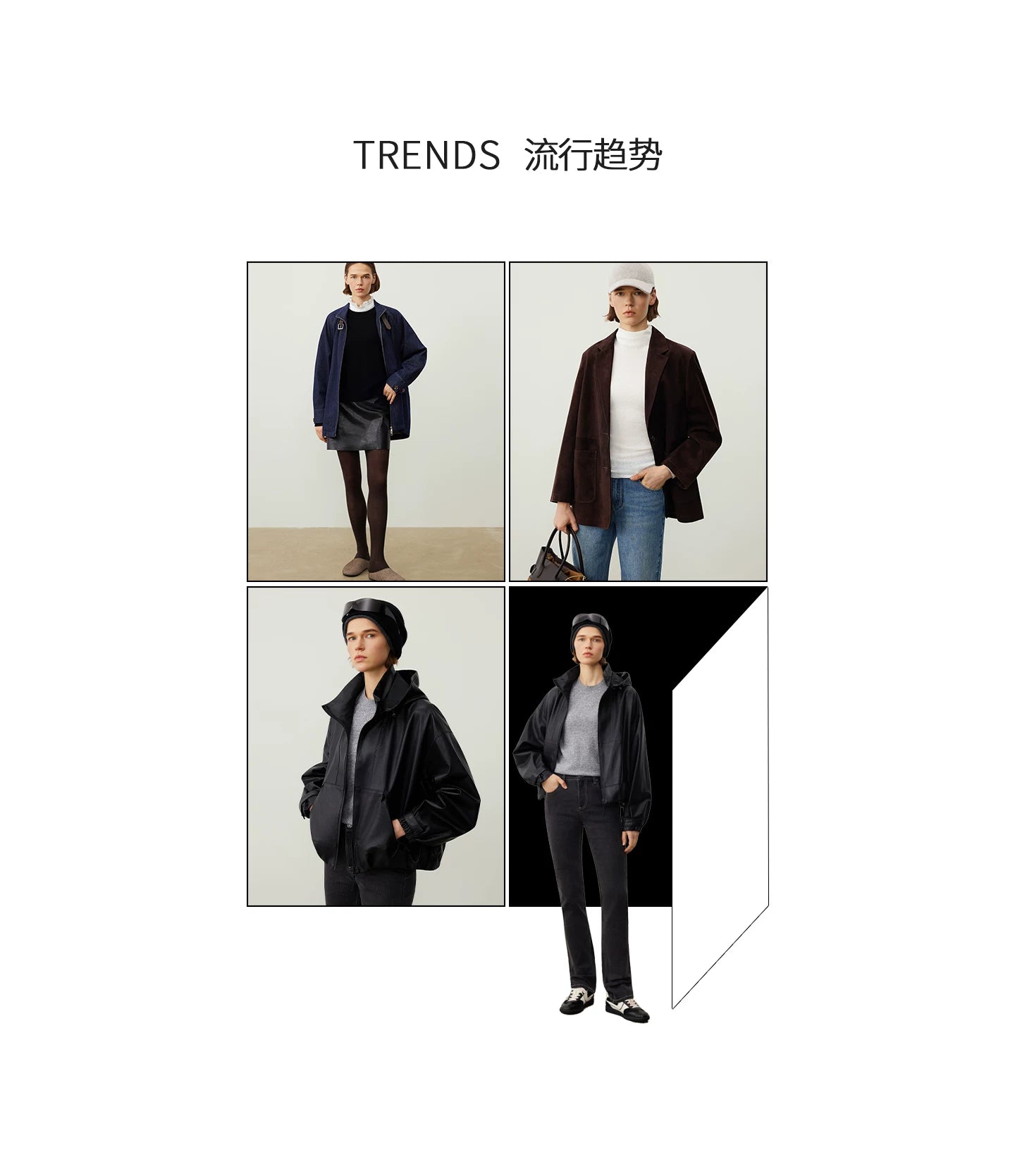 THESOONG/Turkish Imported Genuine Leather Sheepskin Jacket Cardigan Women's Autumn/Winter Hooded Top HWPY7784