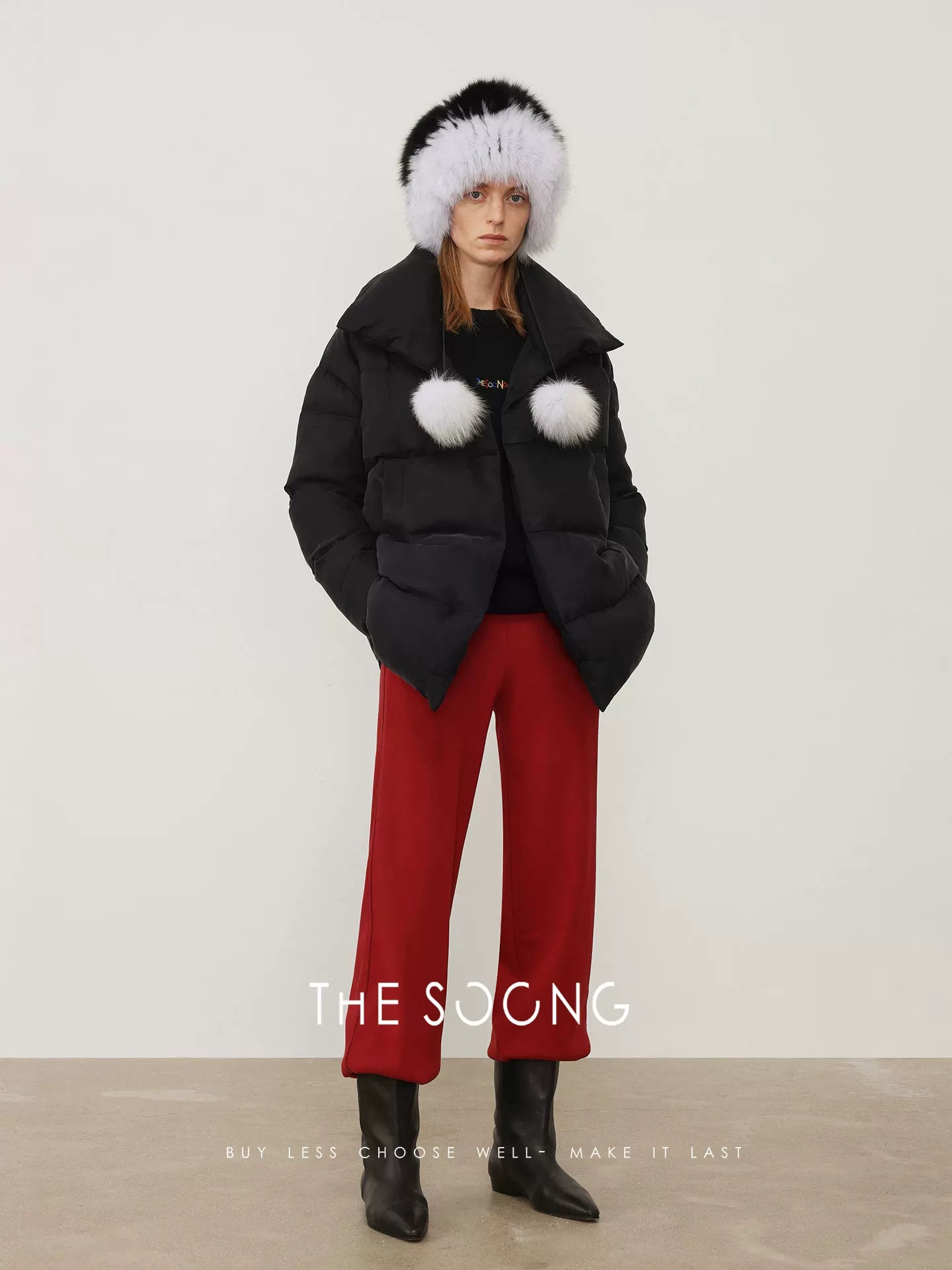 [Clearance 3] Cold-resistant warm winter 95% white goose down super lightweight warm lock-temperature stand collar down jacket for women 8295