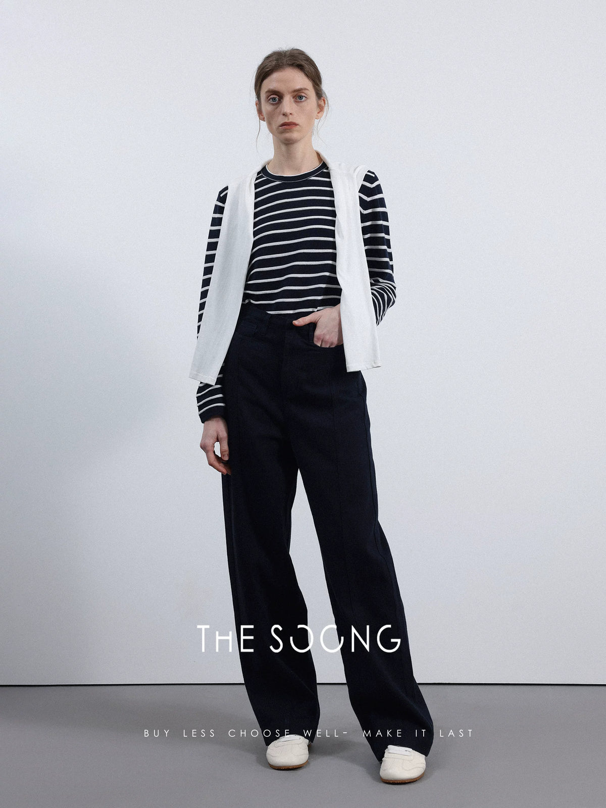 [Clearance] High-level tailored linen-cotton breathable, wrinkle-resistant, straight-leg casual pants for women